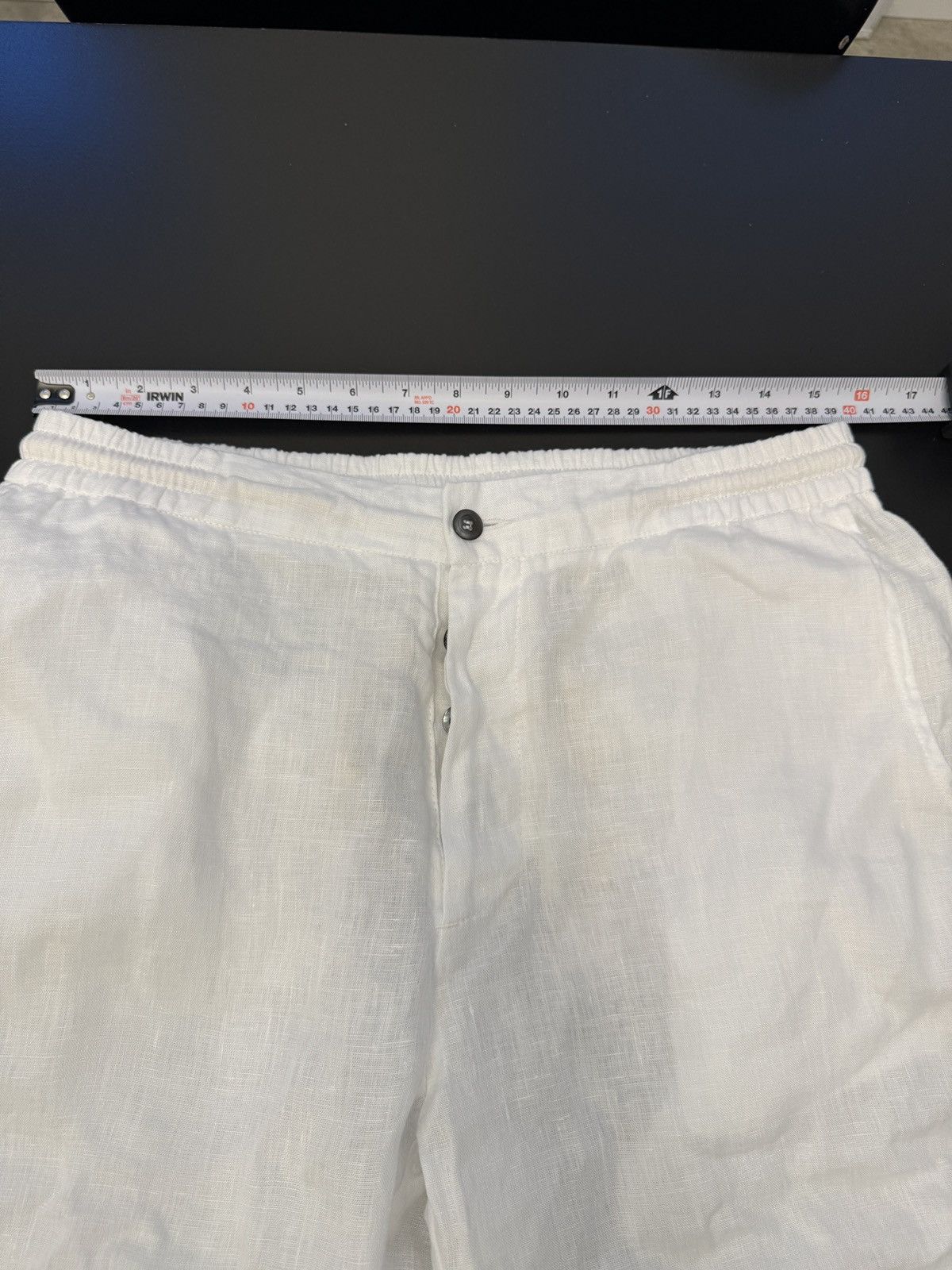Alpha Studio Pure Linen Pull-On Pants Size US 34 / EU 50 - 9 Thumbnail