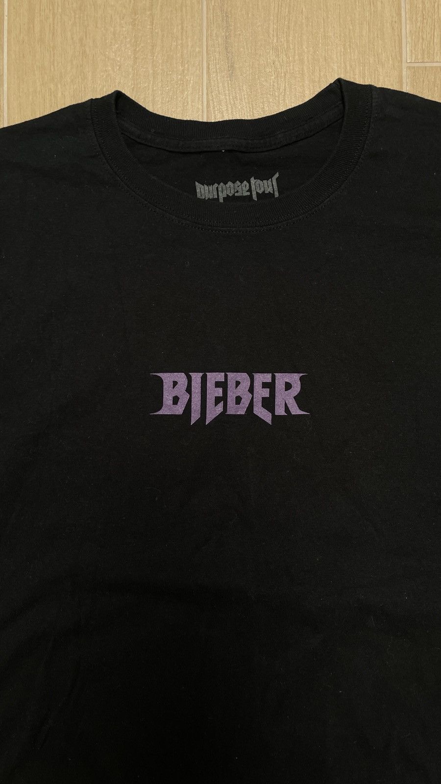 Justin Bieber Justin Bieber Purpose Tour 2016 Justin Forever LongSleeve Size US L / EU 52-54 / 3 - 6 Thumbnail
