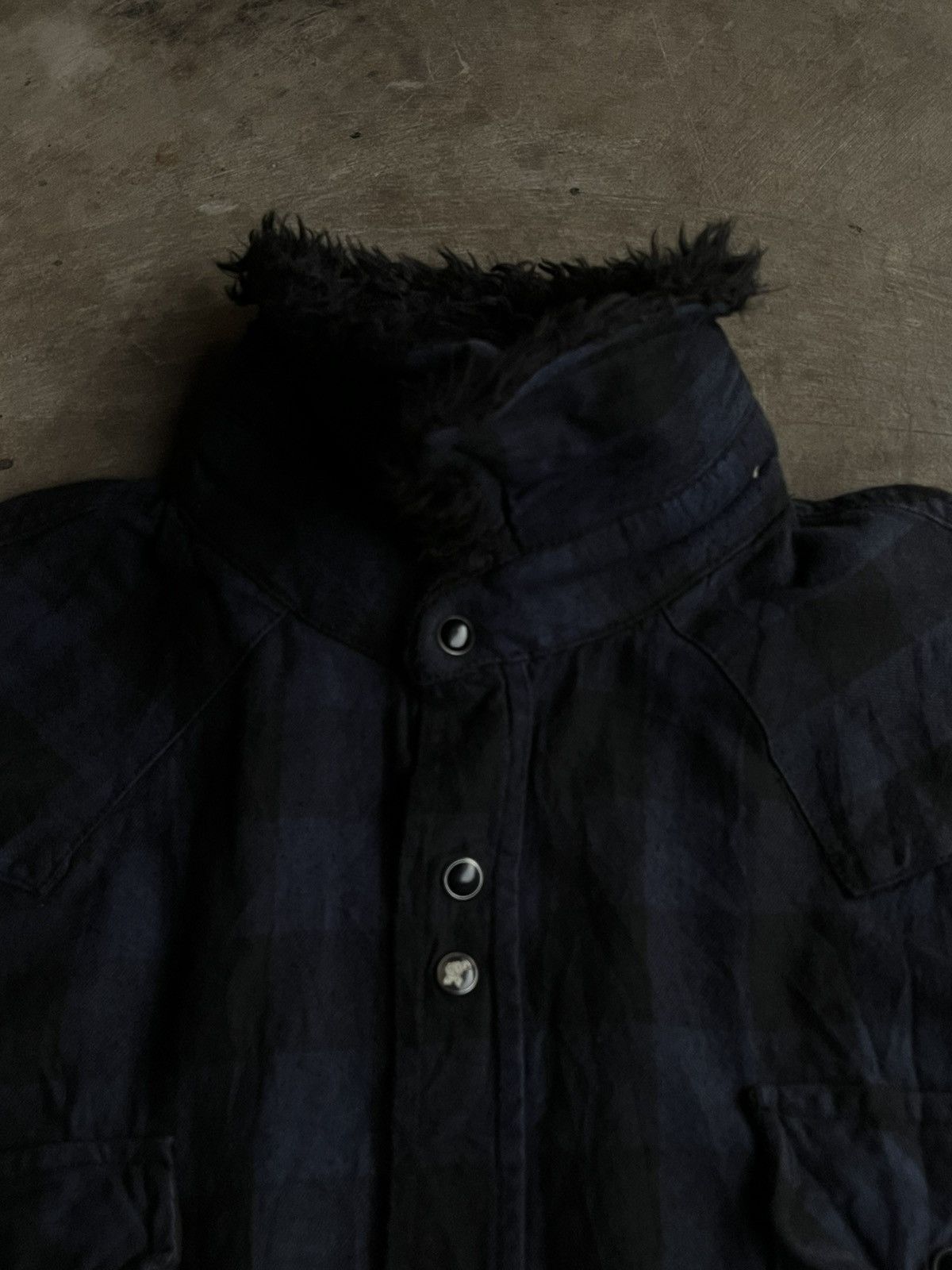 14th Addiction JAPANESE CRAZY DEVIL FUR PLANEL GOTHIC VKEI PUNK SHIRTS Size US L / EU 52-54 / 3 - 15 Thumbnail