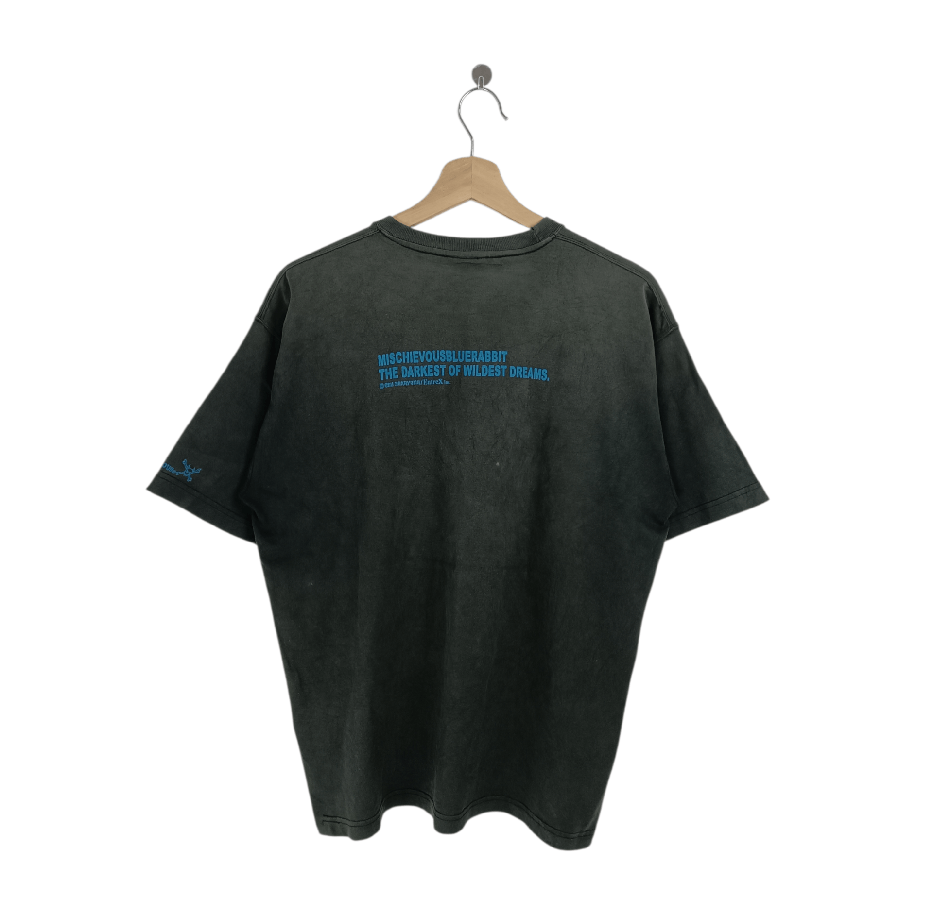 Japanese Brand THRASHED FADED VINTAGE Y2K MISCHIEVOUS TEE VERY RARE Size US L / EU 52-54 / 3 - 2 Thumbnail