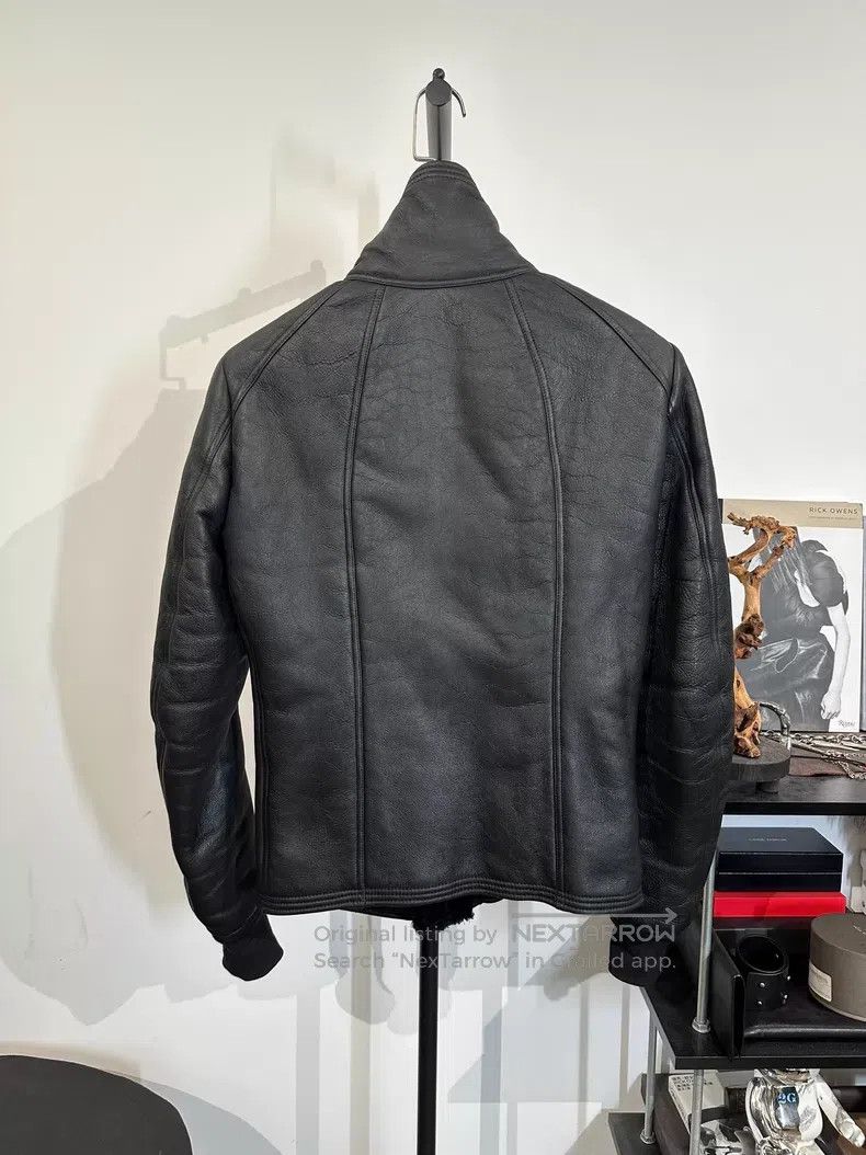 Rick Owens Rick Owens Fur collar leather jacket Size US S / EU 44-46 / 1 - 3 Thumbnail