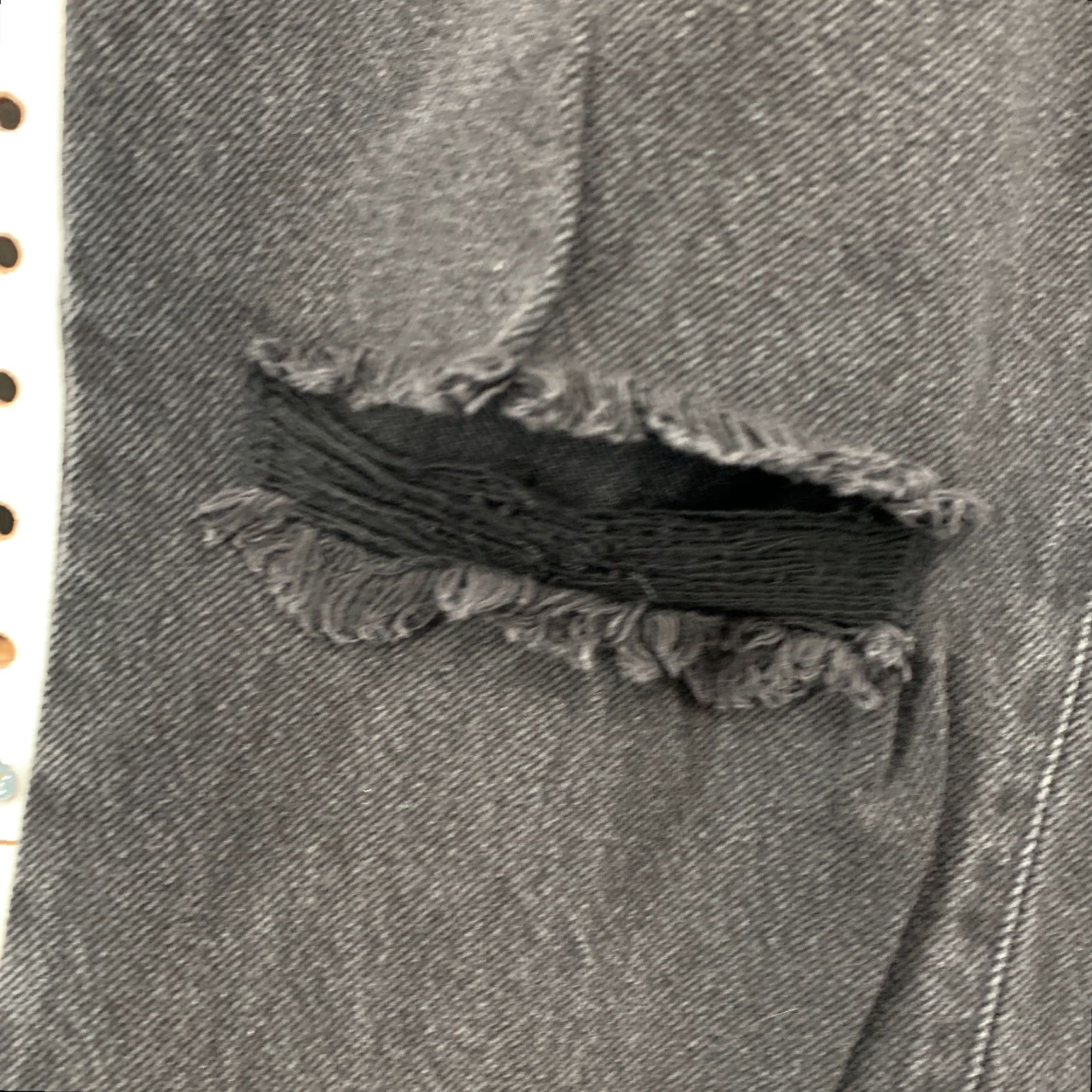 Pacsun Pacsun Womens Dad Jean Black High Rise Button Fly Baggy Straight Size 30 28x30.5 Denim Size 30" / US 8 / IT 44 - 5 Thumbnail