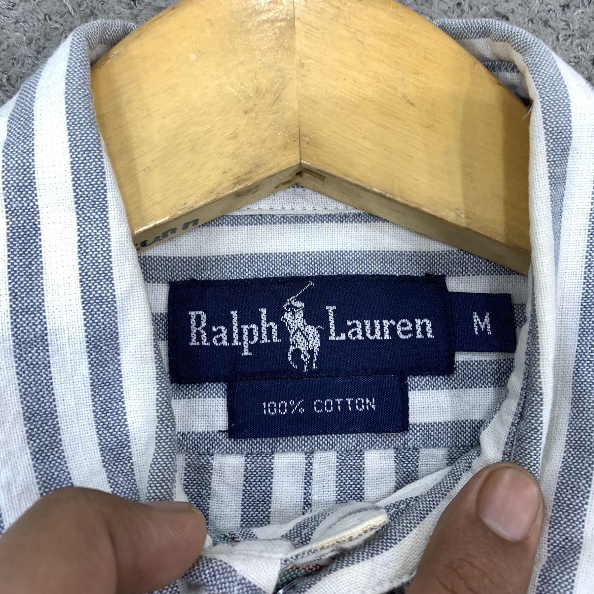 Polo Ralph Lauren Vintage Polo Ralph Lauren Striped Shirts Size US M / EU 48-50 / 2 - 5 Thumbnail