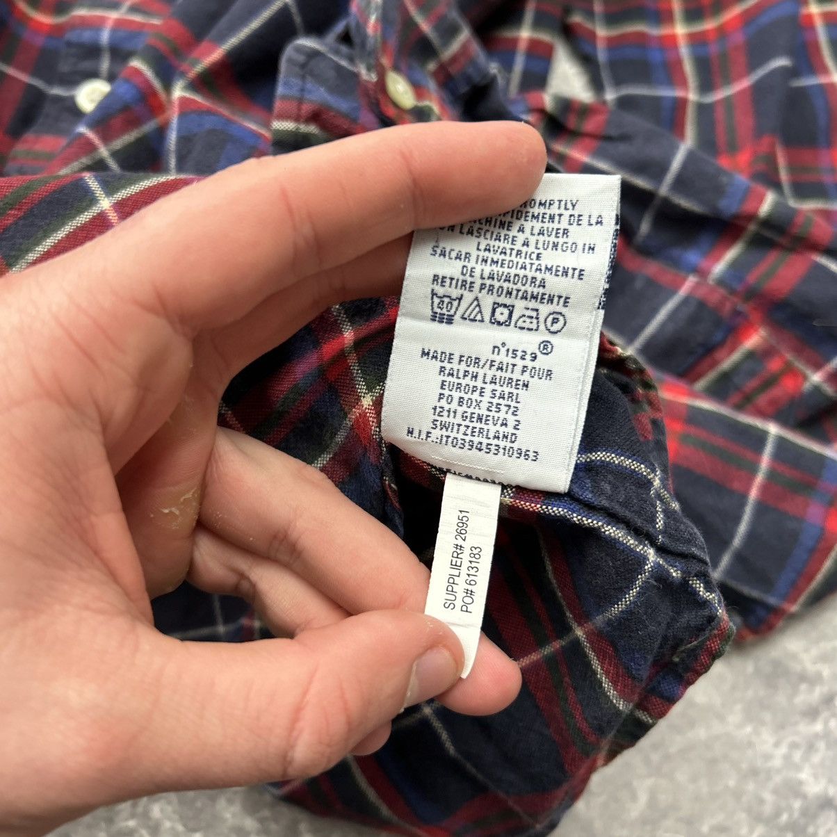 Polo Ralph Lauren Mens Polo Ralph Lauren Multicolored checked y2k button shirt Size US XL / EU 56 / 4 - 9 Thumbnail