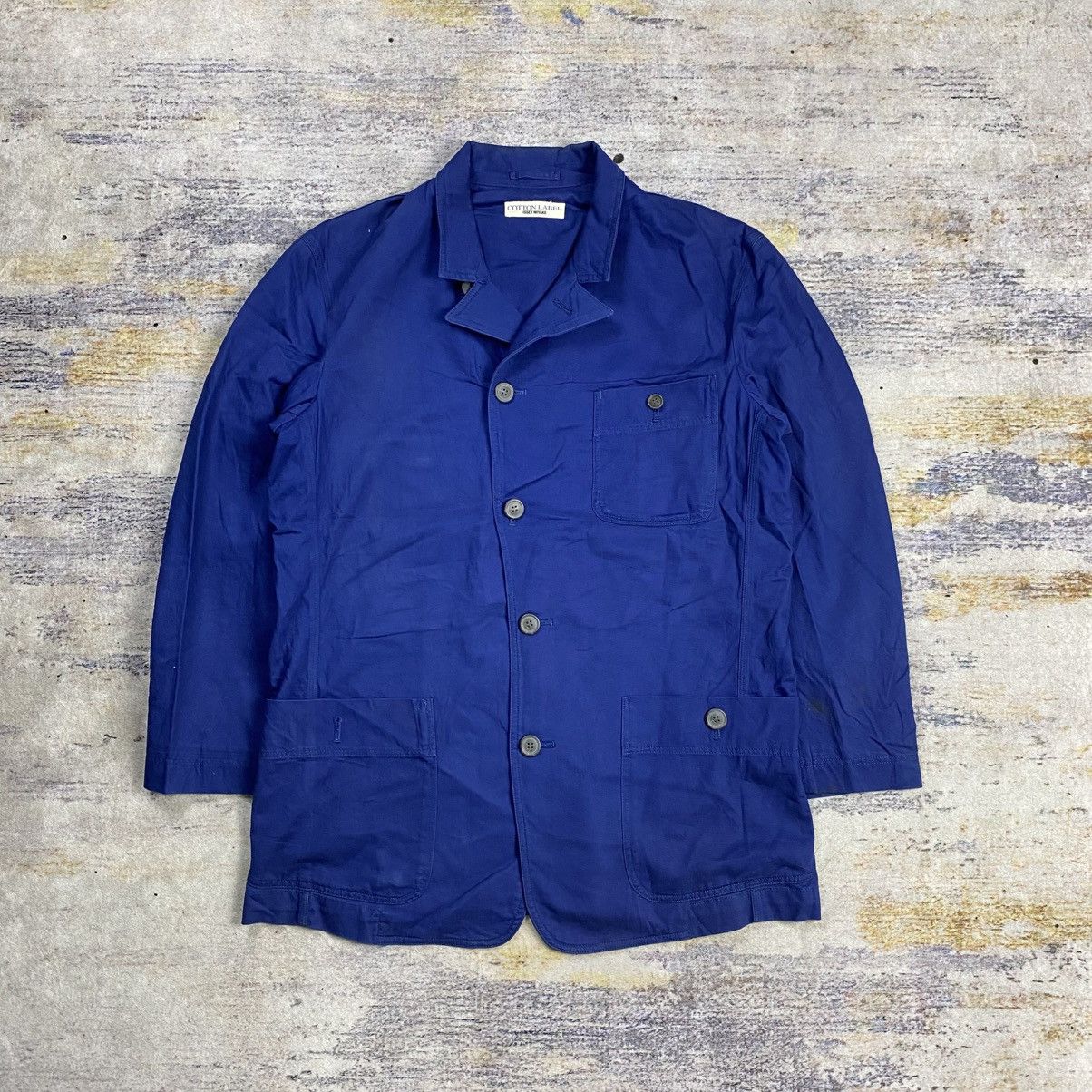Issey Miyake Issey miyake cotton label chore jacket Size US L / EU 52-54 / 3 - 1 Thumbnail