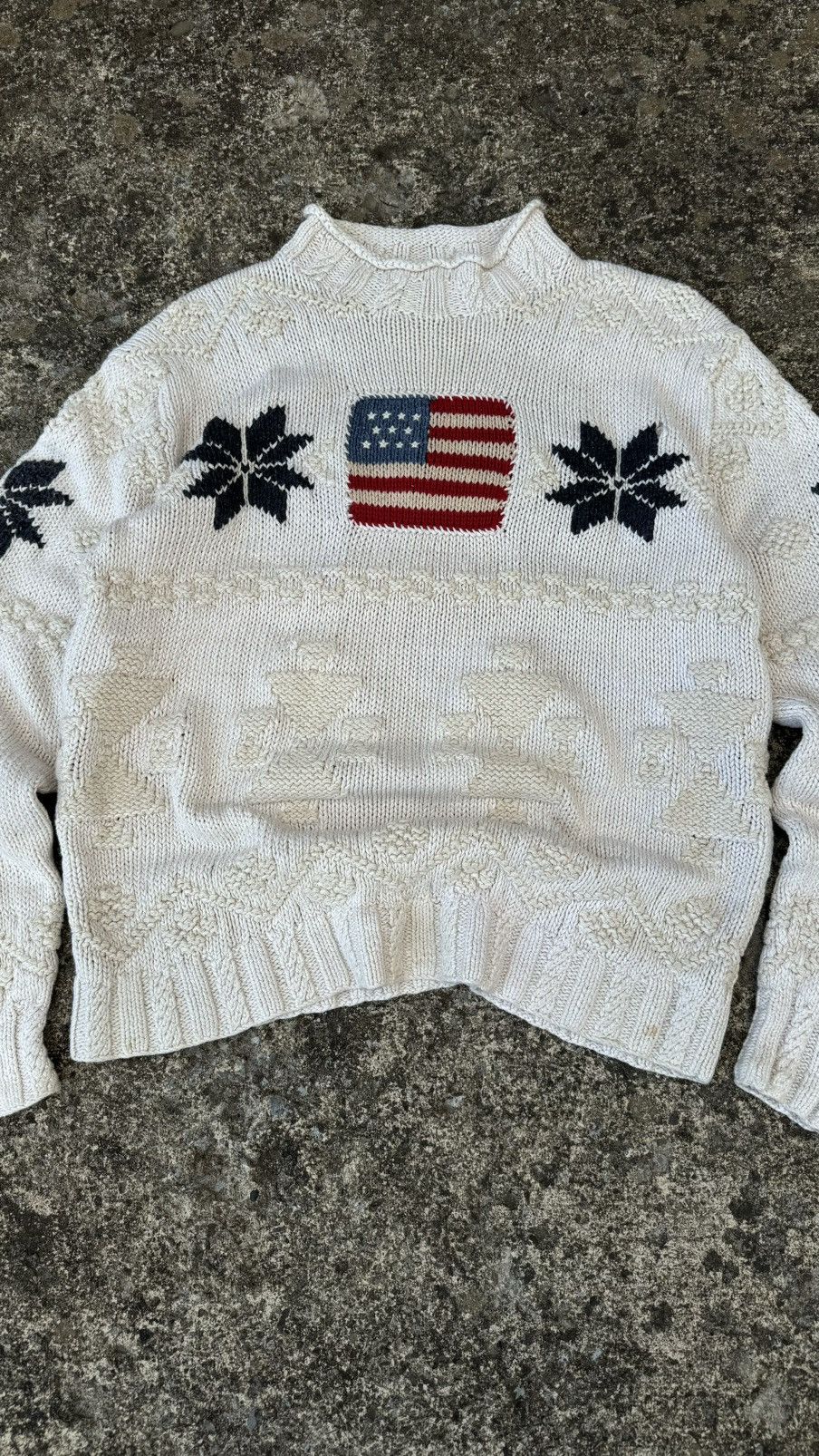 Polo Ralph Lauren Polo Ralph Lauren Knit American Flag Sweater Size US L / EU 52-54 / 3 - 2 Thumbnail