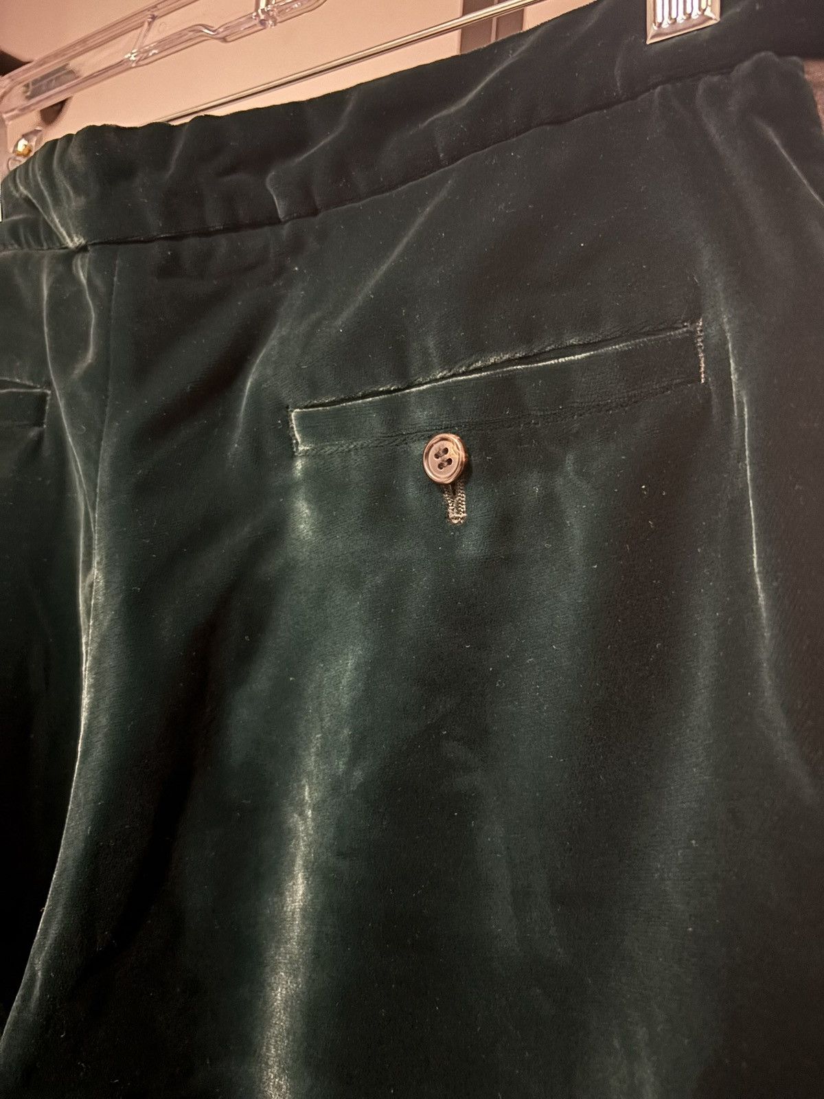 Undercover Undercover AW02 ‘Witches Cell Division’ Velour Pants Size US 32 / EU 48 - 5 Thumbnail