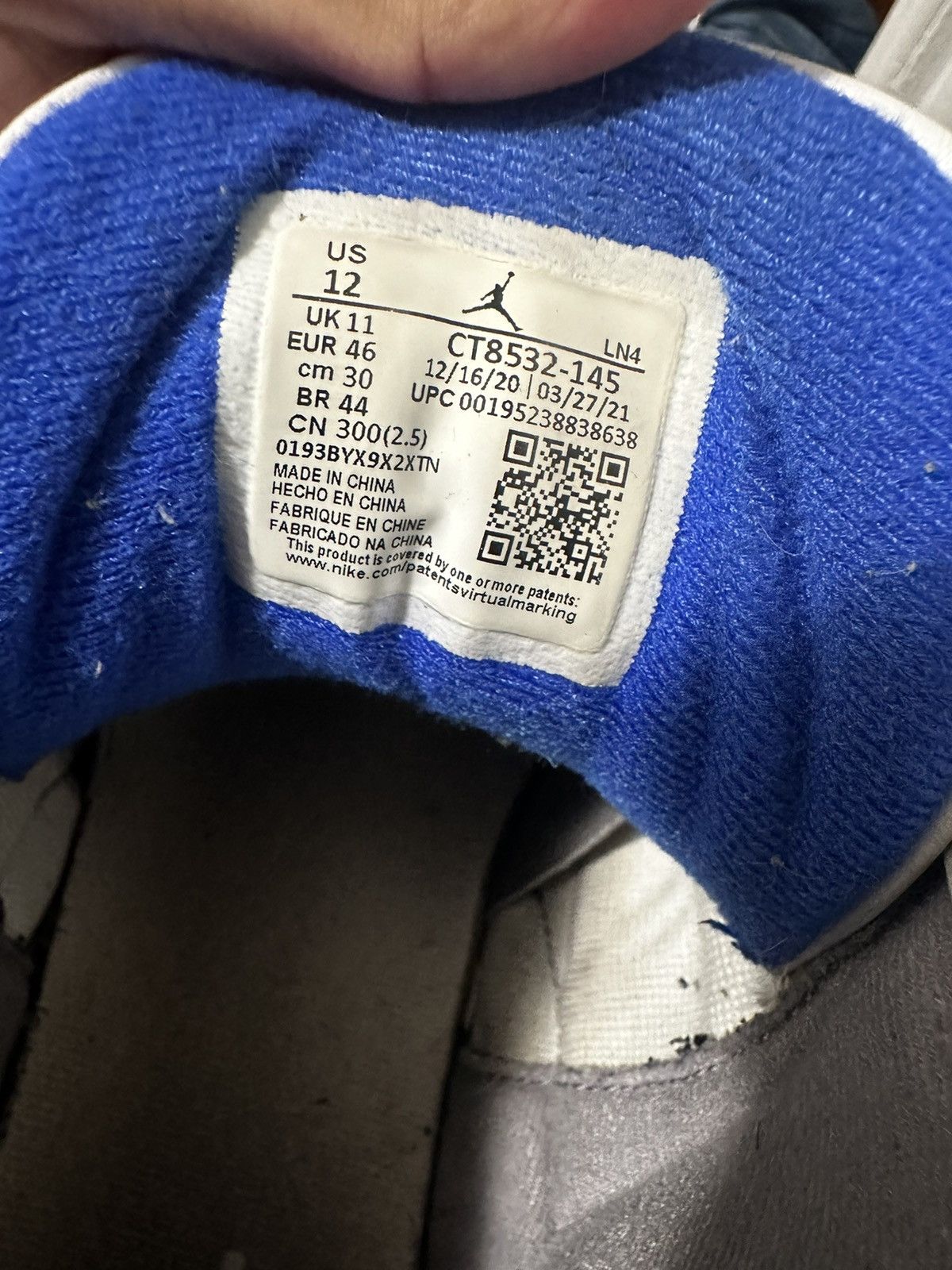 Jordan Brand Jordan Retro 3 Racer Blue Size US 12 / EU 45 - 7 Thumbnail