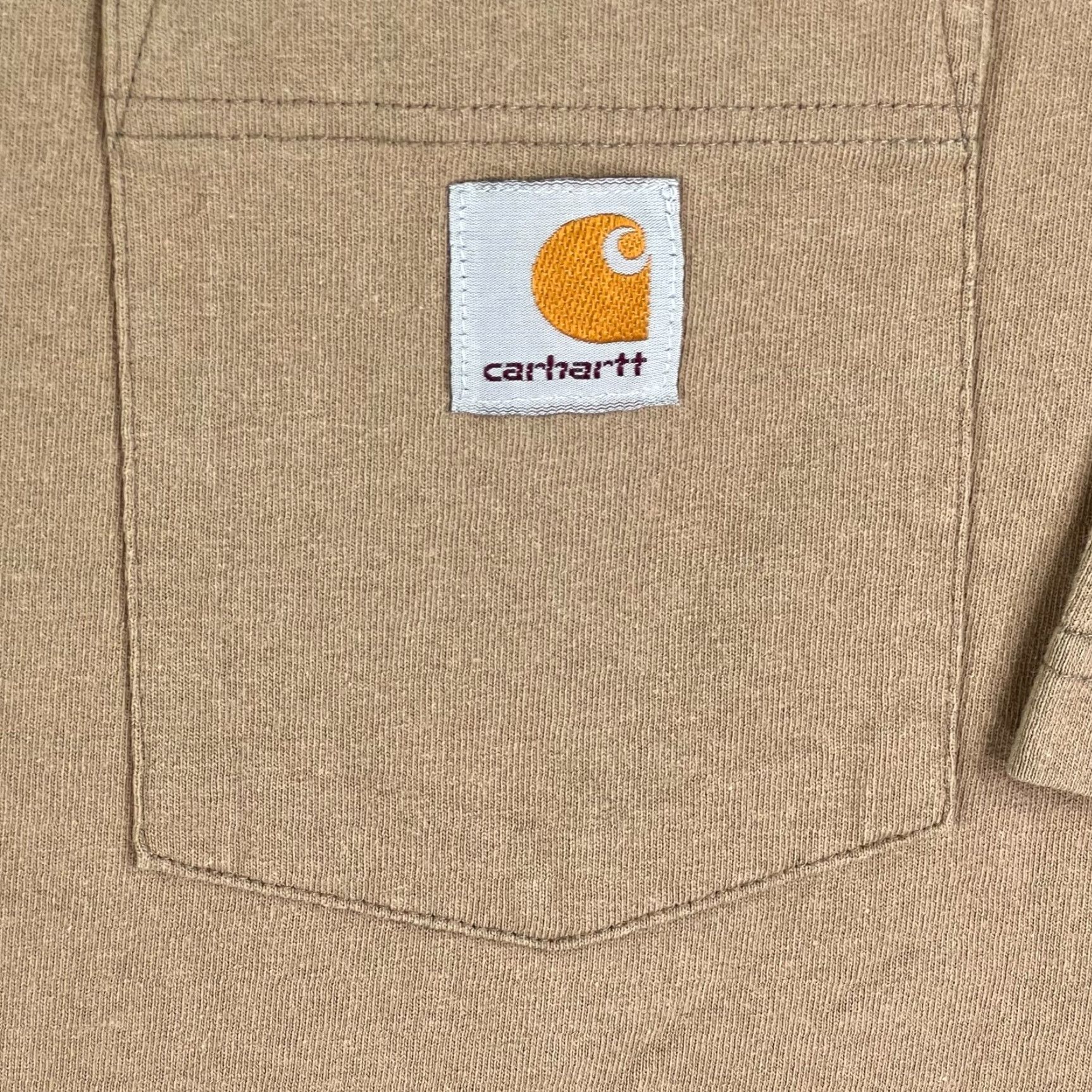 Carhartt Carhartt K87 Pocket T Shirt Mens Size 2XL Tan Short Sleeve Vintage Size US XXL / EU 58 / 5 - 2 Thumbnail