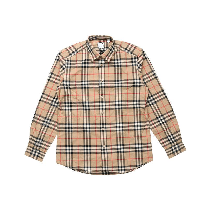 Burberry Burberry Classic Check Long Sleeve Shirt 0079 Size US XL / EU 56 / 4 - 1 Thumbnail