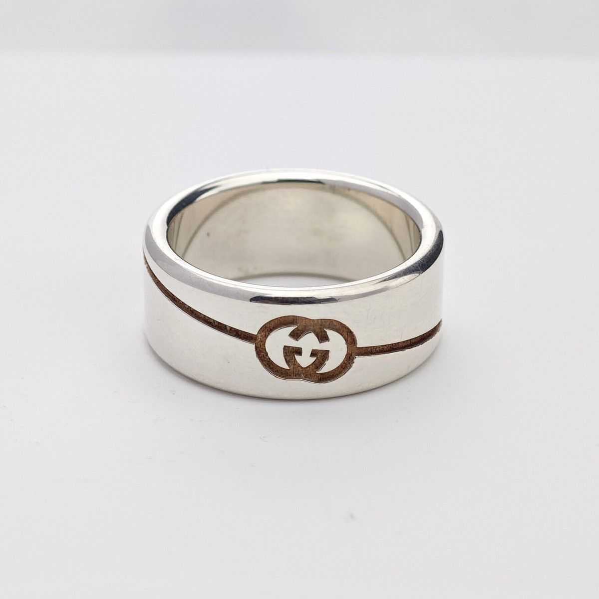 Gucci Gucci Interlocking G sterling silver ring Size ONE SIZE - 1 Thumbnail