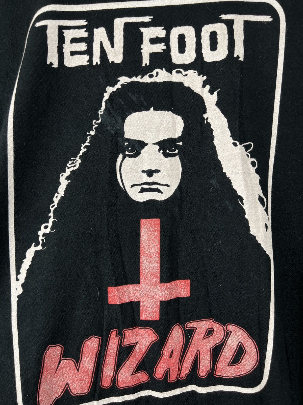 Band Tees × Vintage Vintage Wizard Ten Foot Electric Wizard tee 00s satan print Size US L / EU 52-54 / 3 - 2 Thumbnail