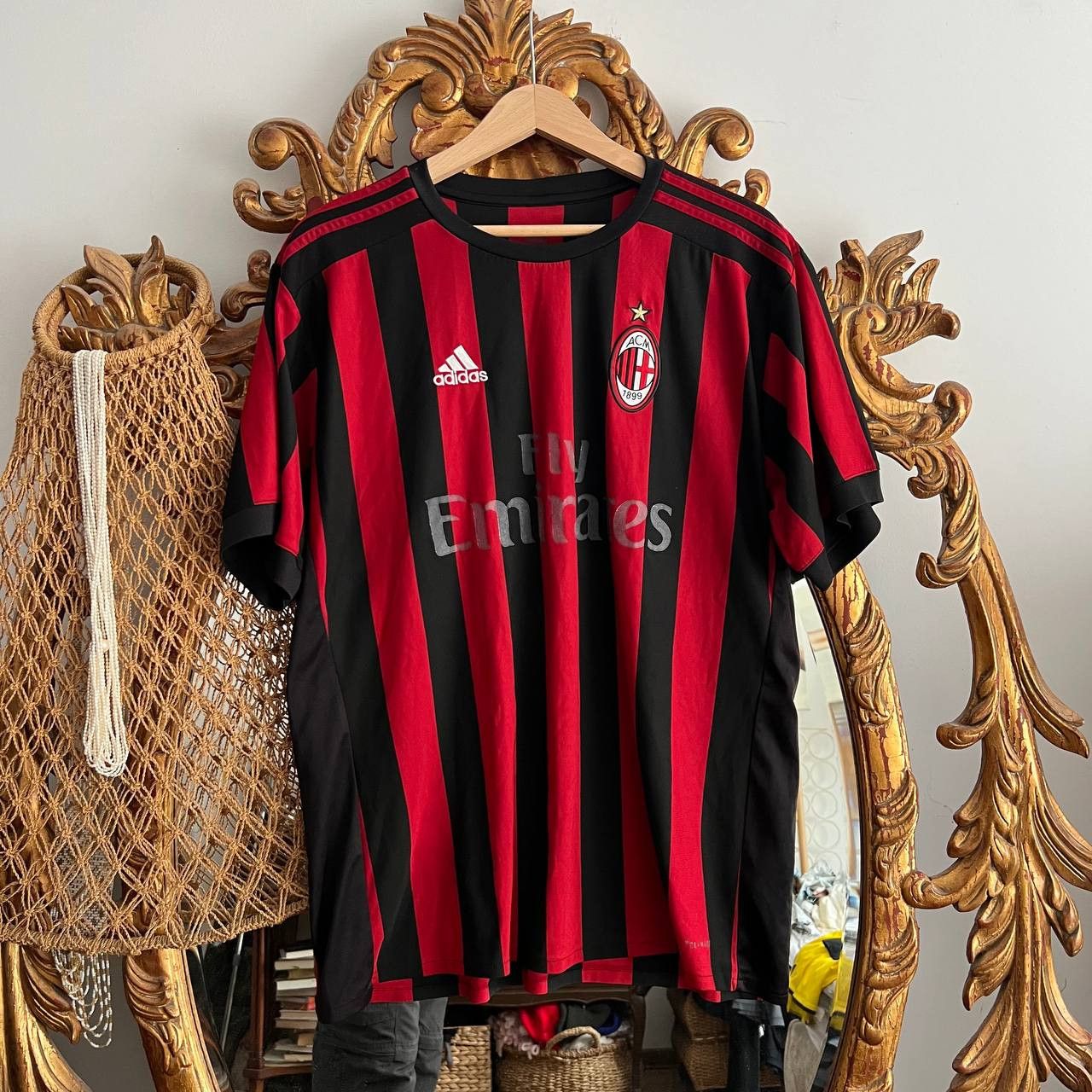 Adidas Adidas AC Milan soccer jersey 2017 Sz XXL Size US XXL / EU 58 / 5 - 1 Thumbnail