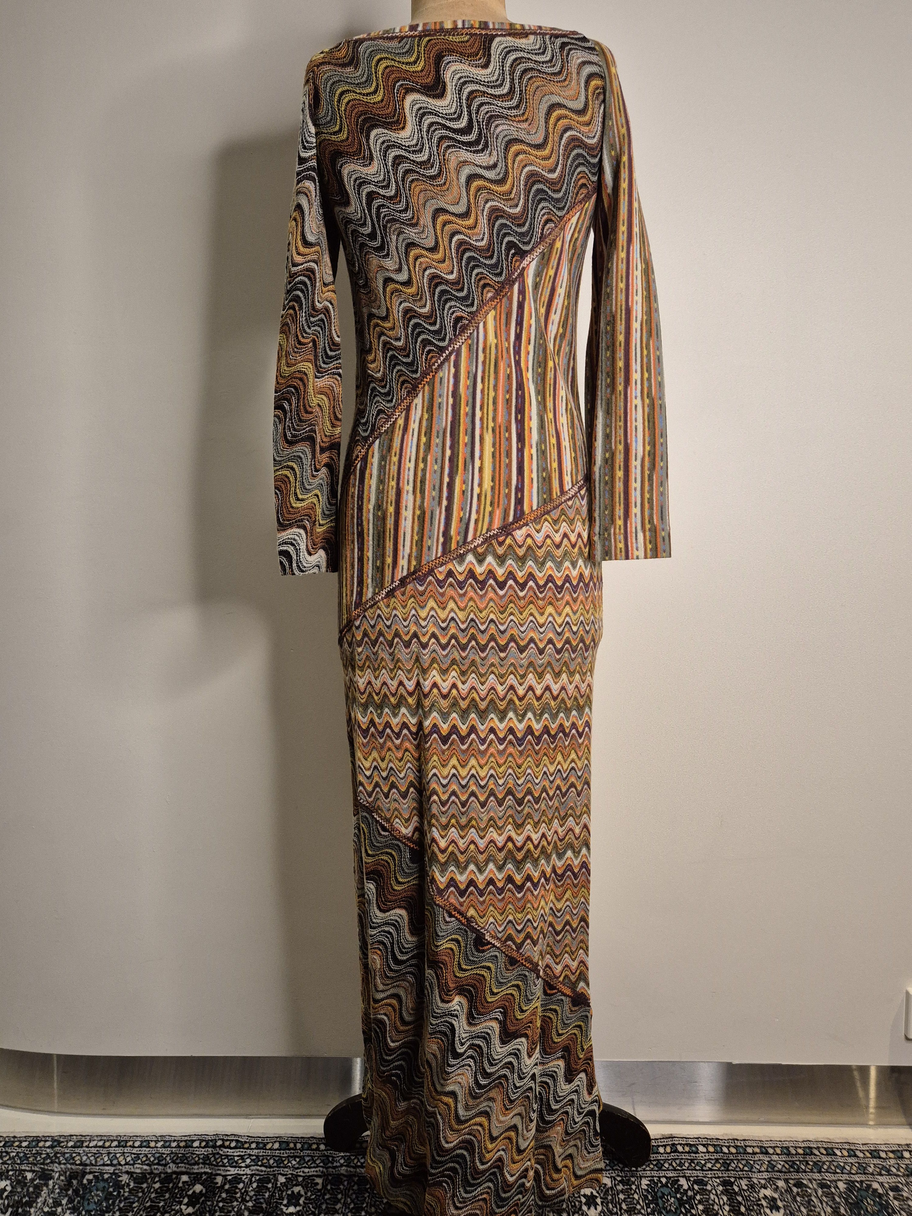 Missoni 90s woollen long sleeved Missoni gown Size S / US 4 / IT 40 - 2 Thumbnail