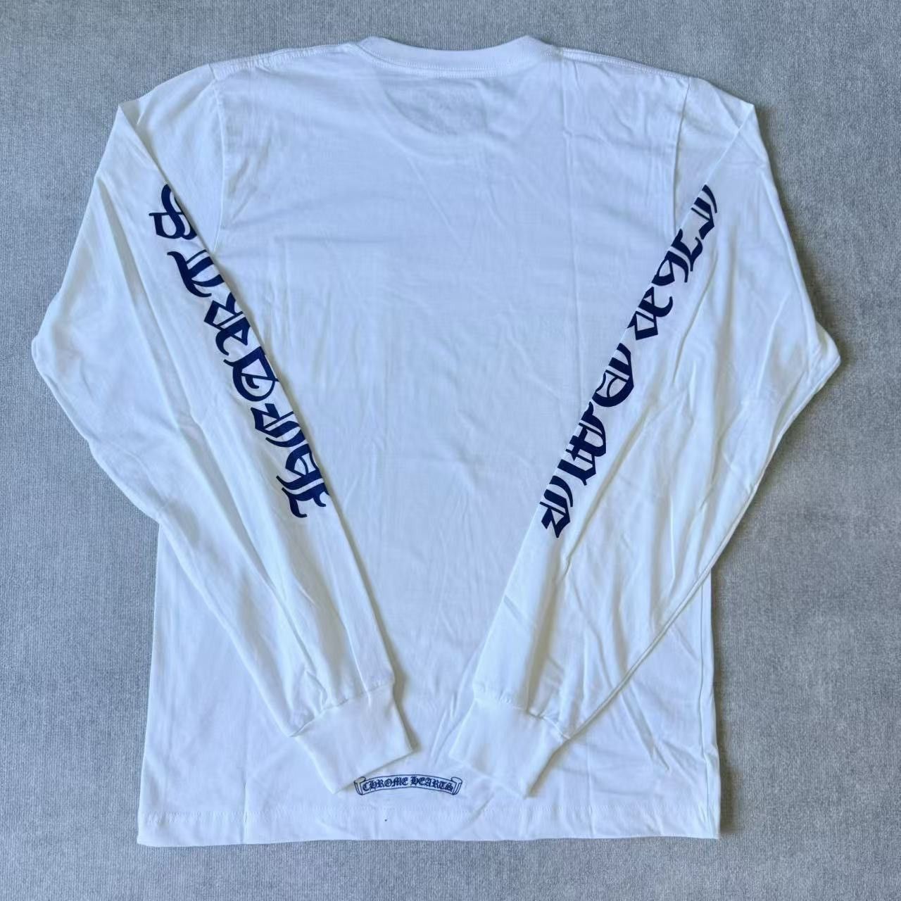 Chrome Hearts Chrome Hearts White blue neck print Long Sleeve Size US L / EU 52-54 / 3 - 2 Thumbnail