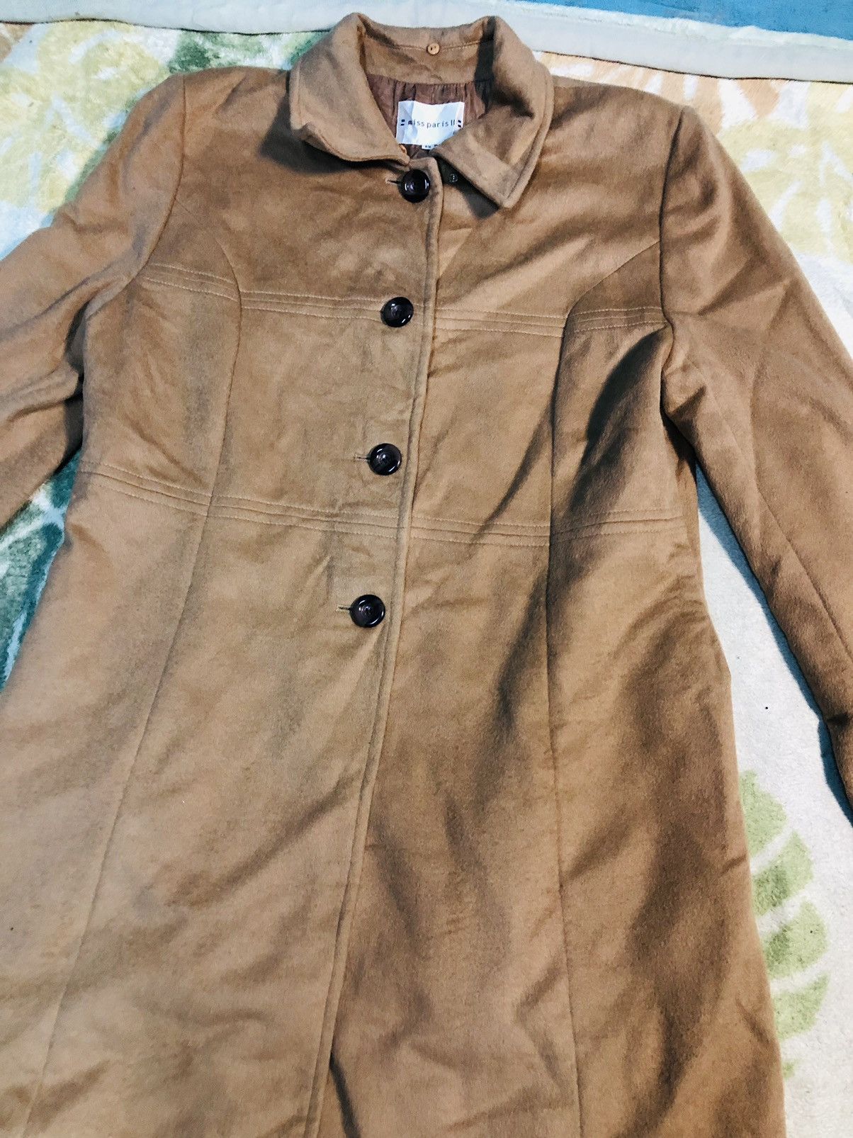 Japanese Brand Miss Paris Wool Long Jacket (30) Size US M / EU 48-50 / 2 - 3 Thumbnail