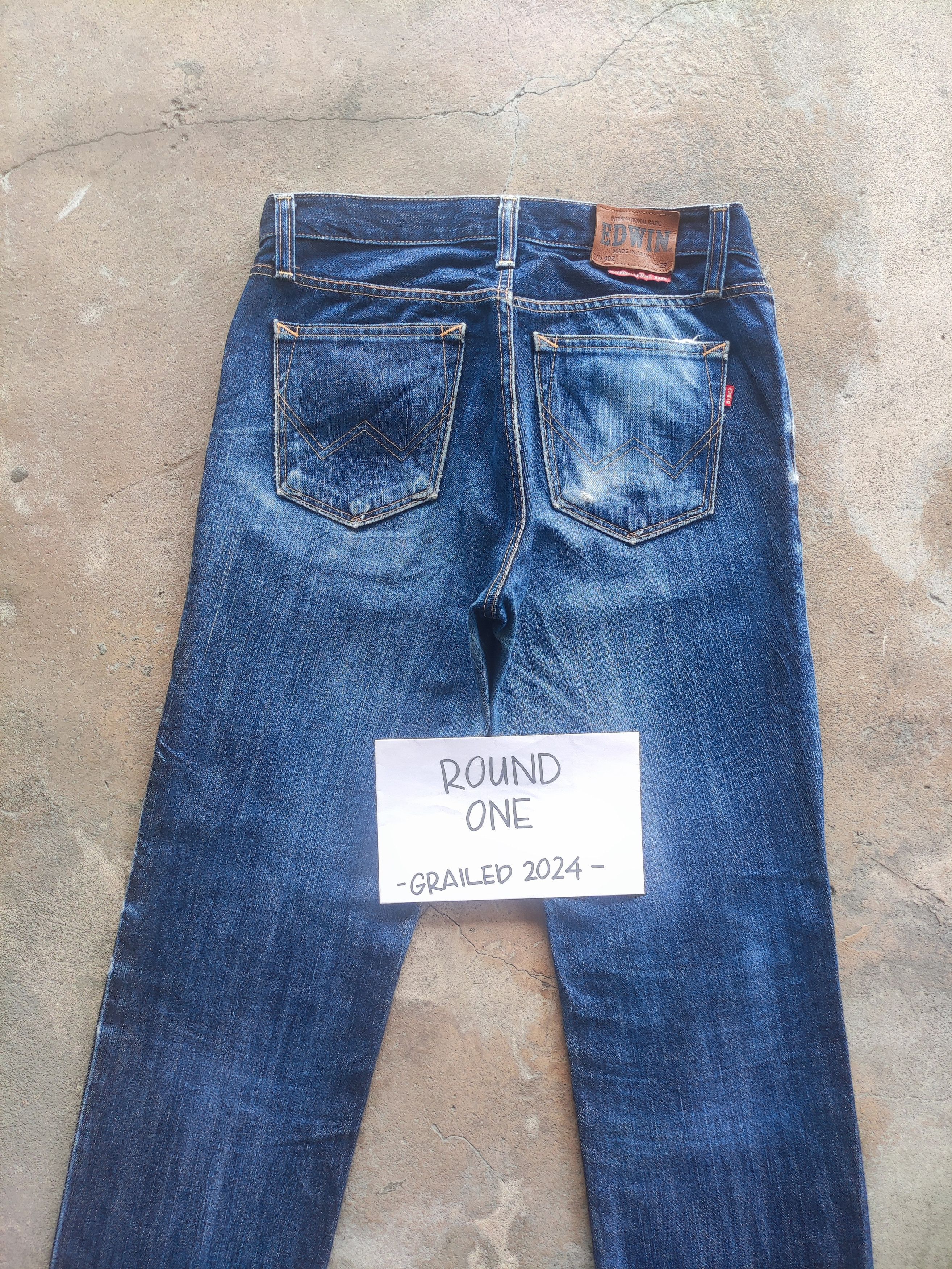 Edwin × Jean × Vintage W32💥 Vintage Edwin 402 Made In Japan Distressed Faded Pants Size US 32 / EU 48 - 14 Thumbnail