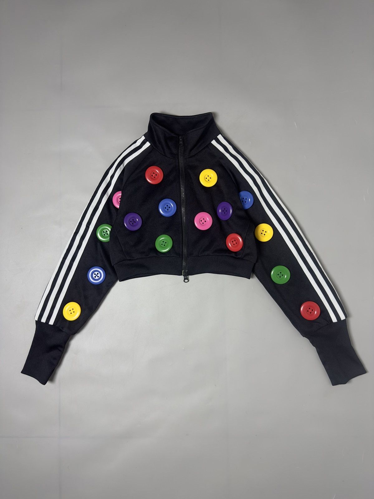 Adidas × Jeremy Scott Adidas Originals Jeremy Scott Katy Perry Buttons Jacket Size US XXS / EU 40 - 1 Thumbnail