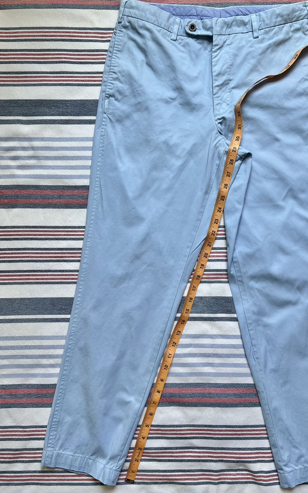 Sid Mashburn Sid Mashburn Sport Trouser Summer Poplin Cotton Chino Size US 34 / EU 50 - 8 Thumbnail