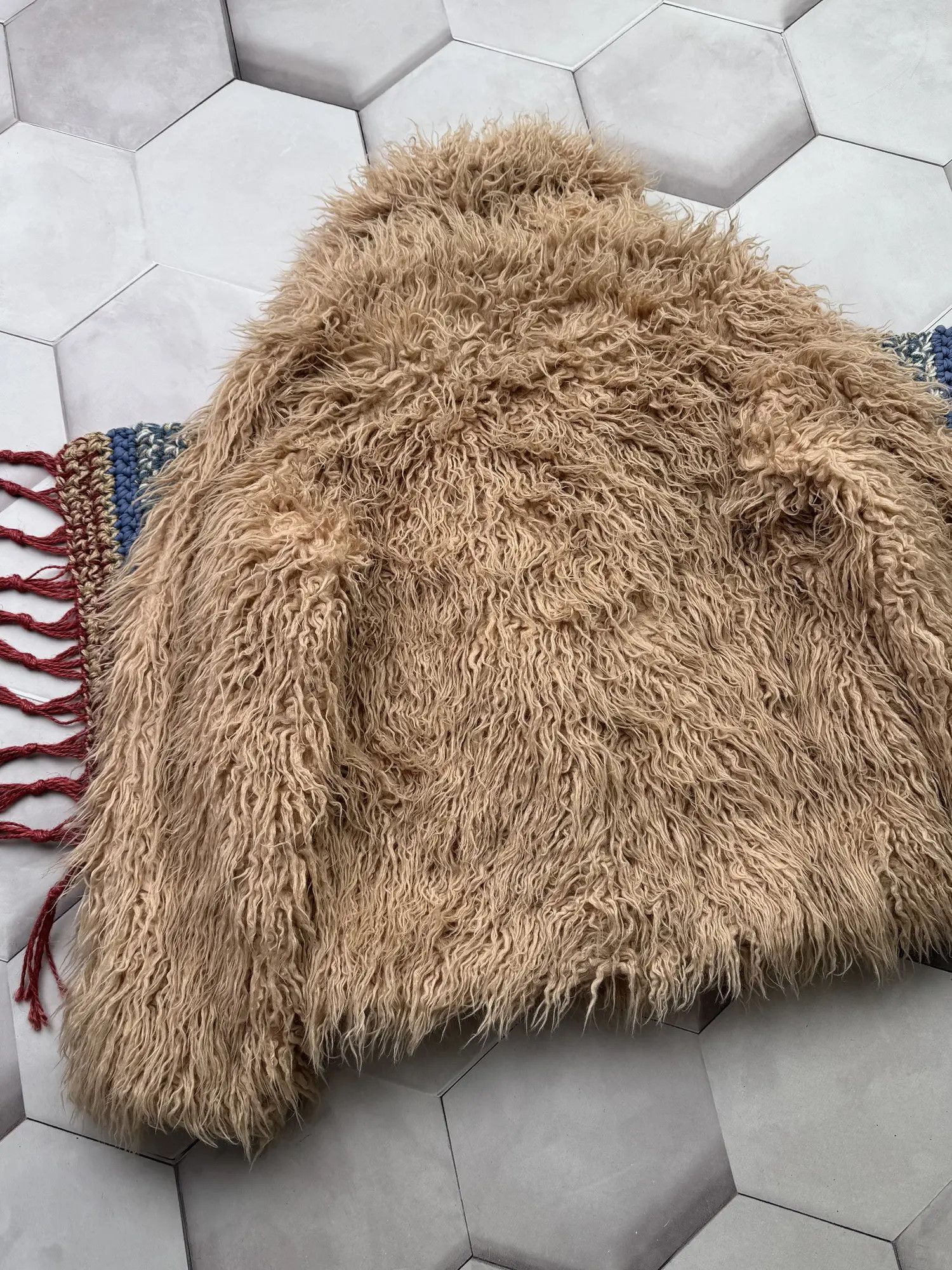 Vintage Y2K Faux Fur Short Jacket (E4) Size S / US 4 / IT 40 - 9 Thumbnail