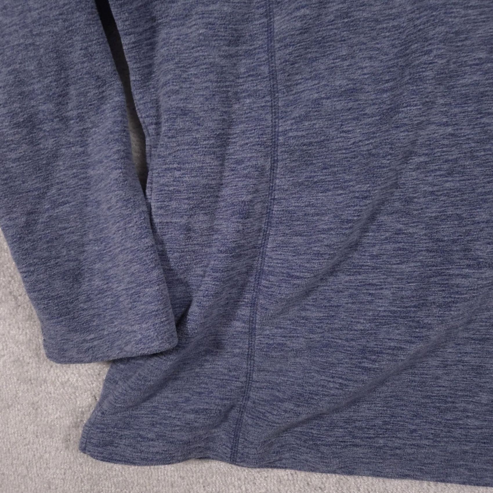 Vintage Woman Within Sweater Plus 18/20 Blue Fleece 1/4 Zip Mock Neck Pullover Shirt Womens Long Sleeve Raglan Knit Casual Winter Vintage: No? Size XXL / US 16-18 / IT 52-54 - 4 Thumbnail