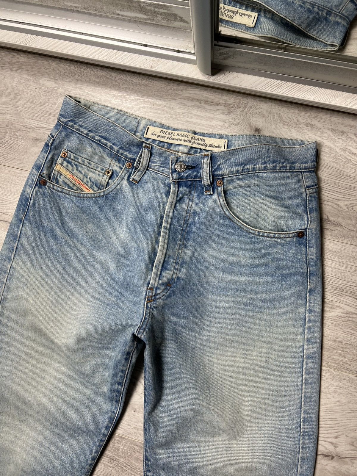 Diesel × Vintage Vintage Diesel Blue Straight Jeans / Denim Pants Size US 32 / EU 48 - 4 Thumbnail