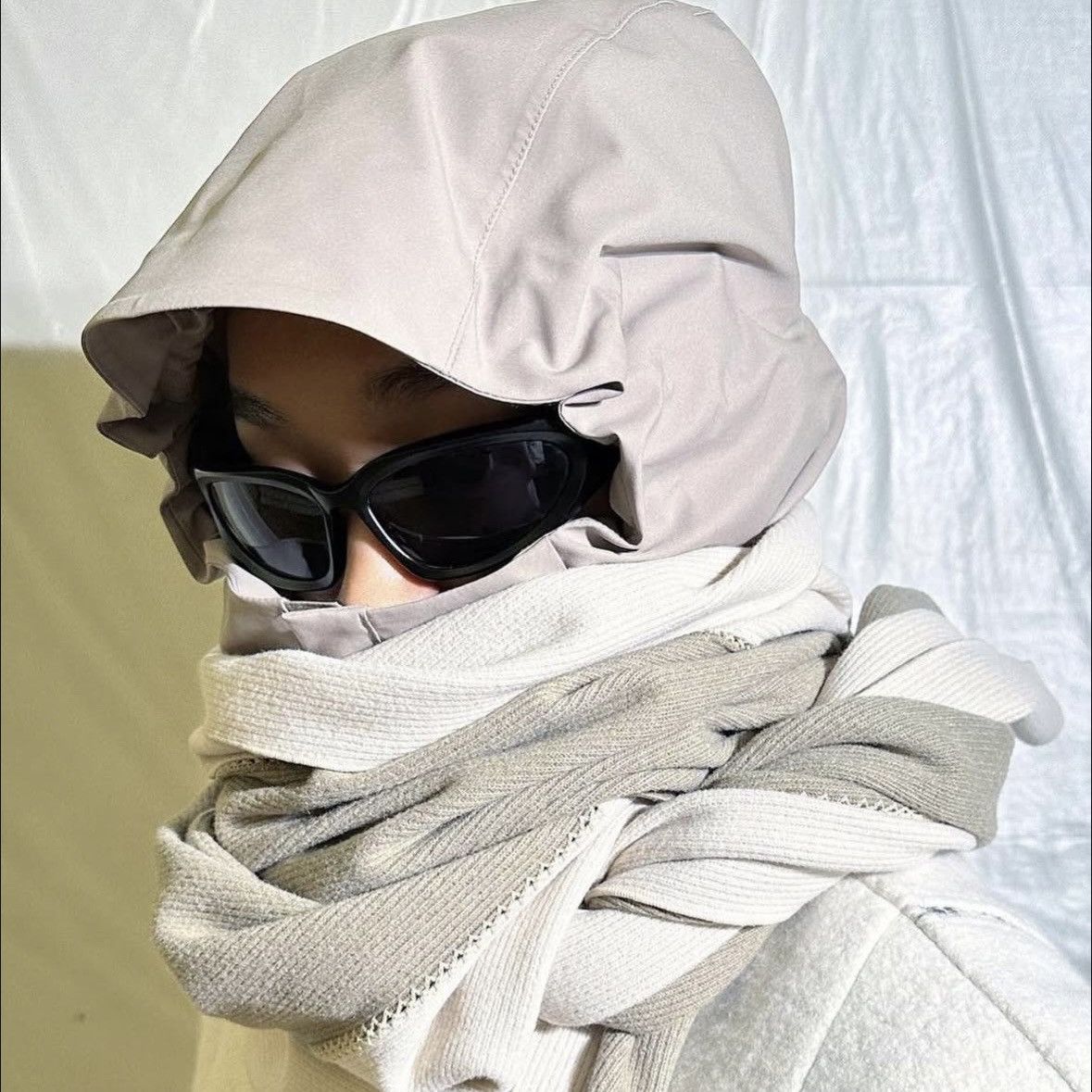 XLIM Xlim Hooded Scarf Size ONE SIZE - 2 Thumbnail