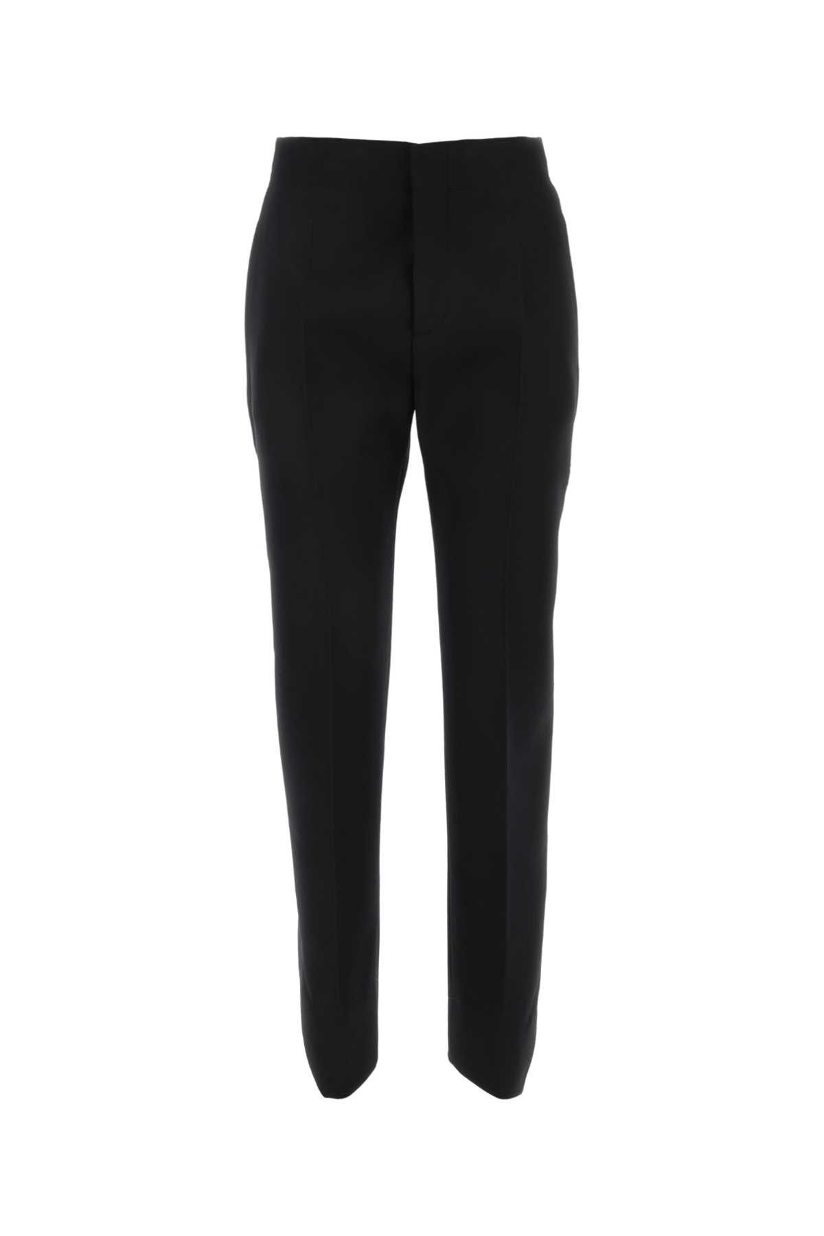 image of Bottega Veneta Black Wool Pant, Women's (Size 26)