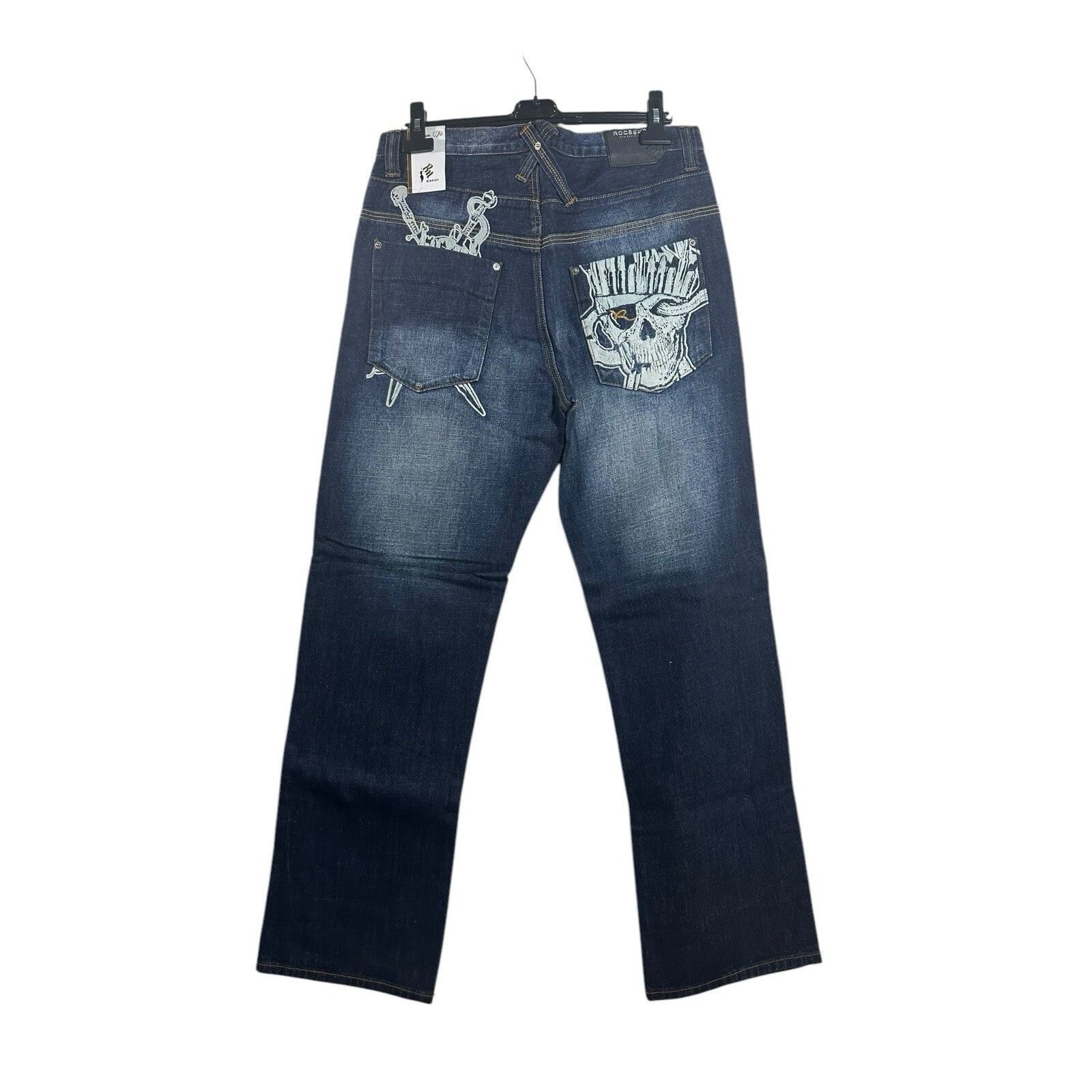 Rocawear Vintage Y2K Rocawear Jeans Mens Denim Baggy Hip Hop Indigo W Size US 34 / EU 50 - 3 Thumbnail