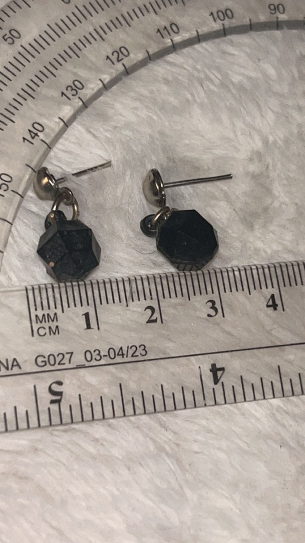 The Unbranded Brand Women's Unbranded Black & Silver Beaded Drop Earrings Size ONE SIZE - 2 Thumbnail