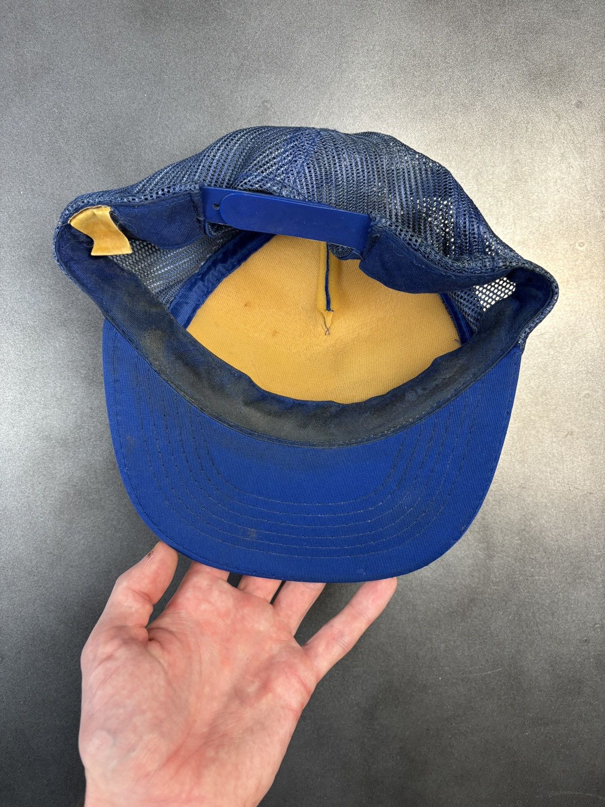 Vintage 1980s Vintage Trucker Hat Nielson Ice Cream Mesh Foam Snapba Size ONE SIZE - 5 Thumbnail