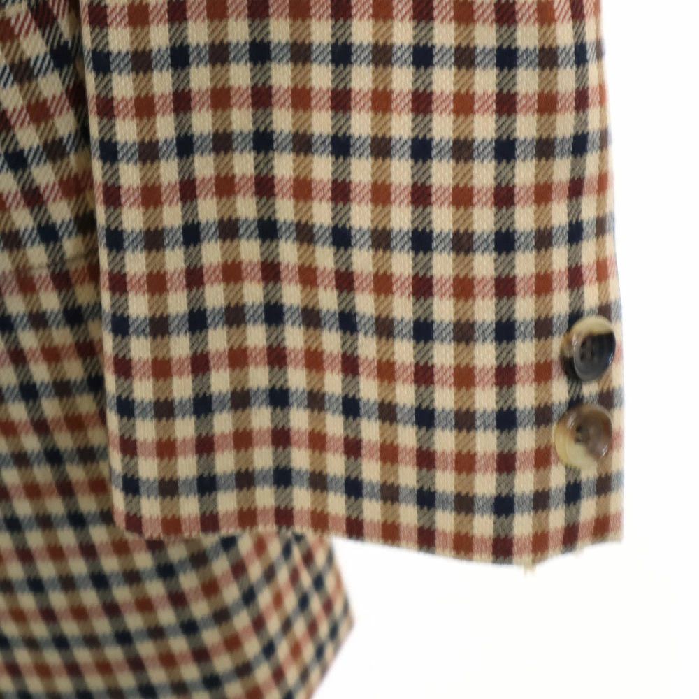 Comme des Garcons Jacket Checked Tailored Wool 2 Button Flap Pocket Beige Size US M / EU 48-50 / 2 - 8 Thumbnail