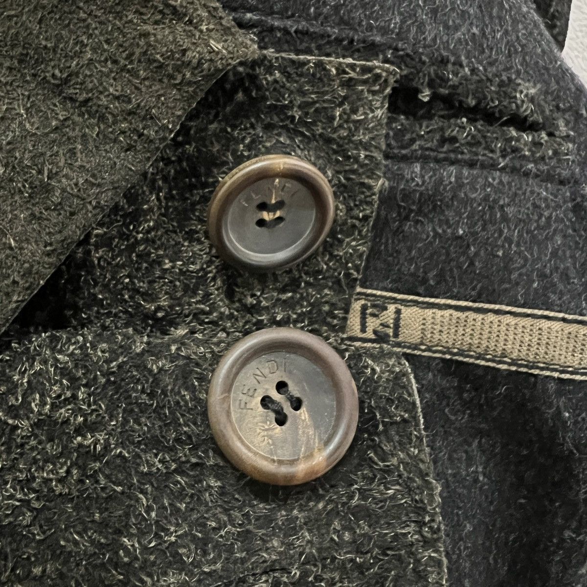 Fendi Vintage Fendi Club Suede Leather Chore Coat Made In Italy Size US XL / EU 56 / 4 - 13 Thumbnail