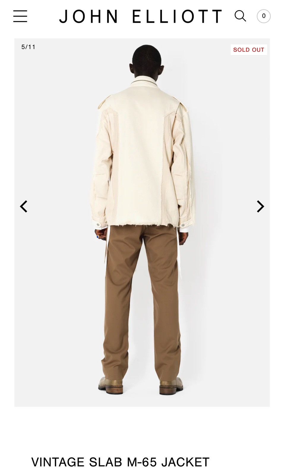 John Elliott John Elliott Vintage Frame M-65 Jacket Size US XL / EU 56 / 4 - 6 Thumbnail