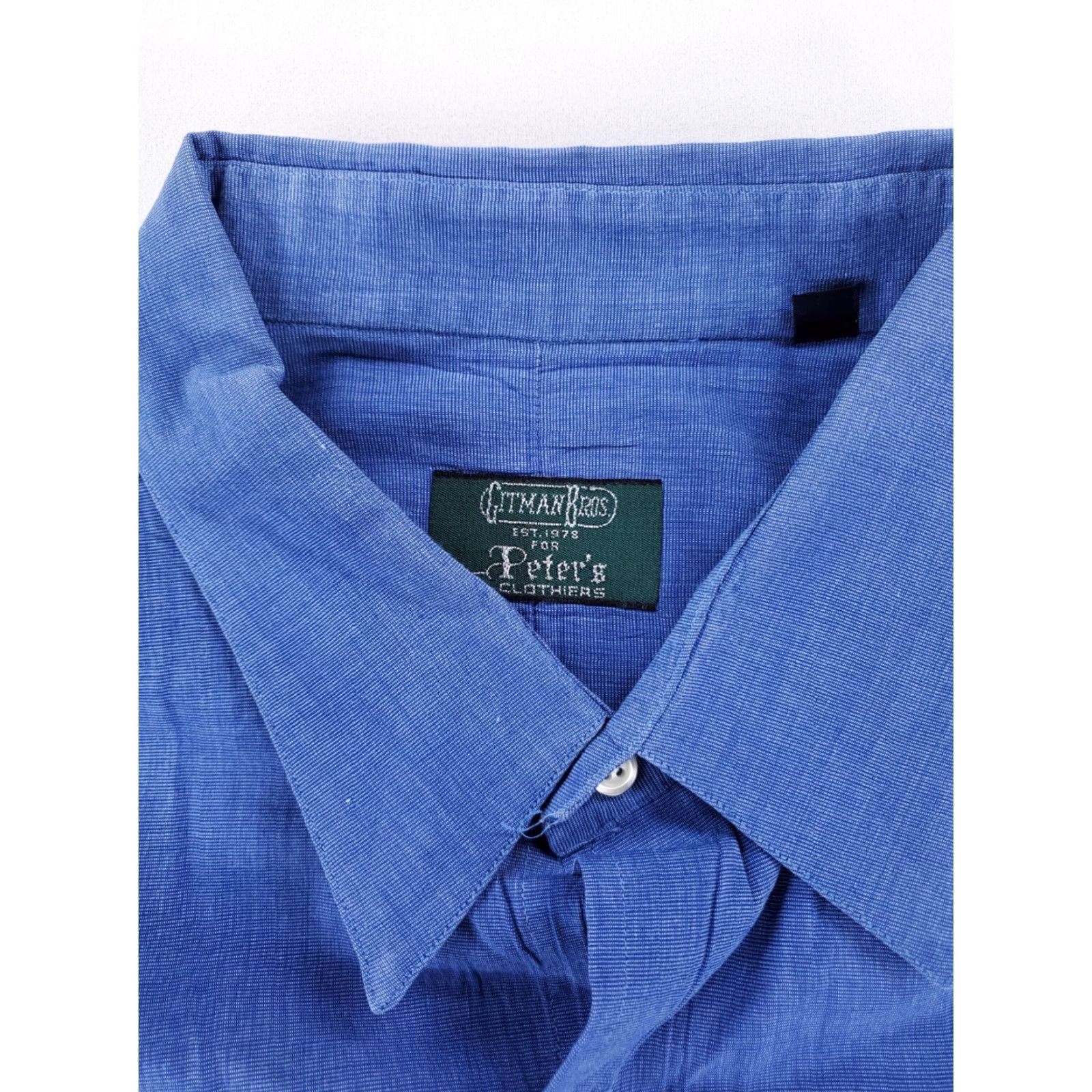 Vintage **Gitman Bros Blue Oxford Men's Long Sleeve Button Up Shirt** User: Gitman Bros Blue Oxford Men's Long Sleeve Button Up Shirt Size US XXL / EU 58 / 5 - 3 Thumbnail