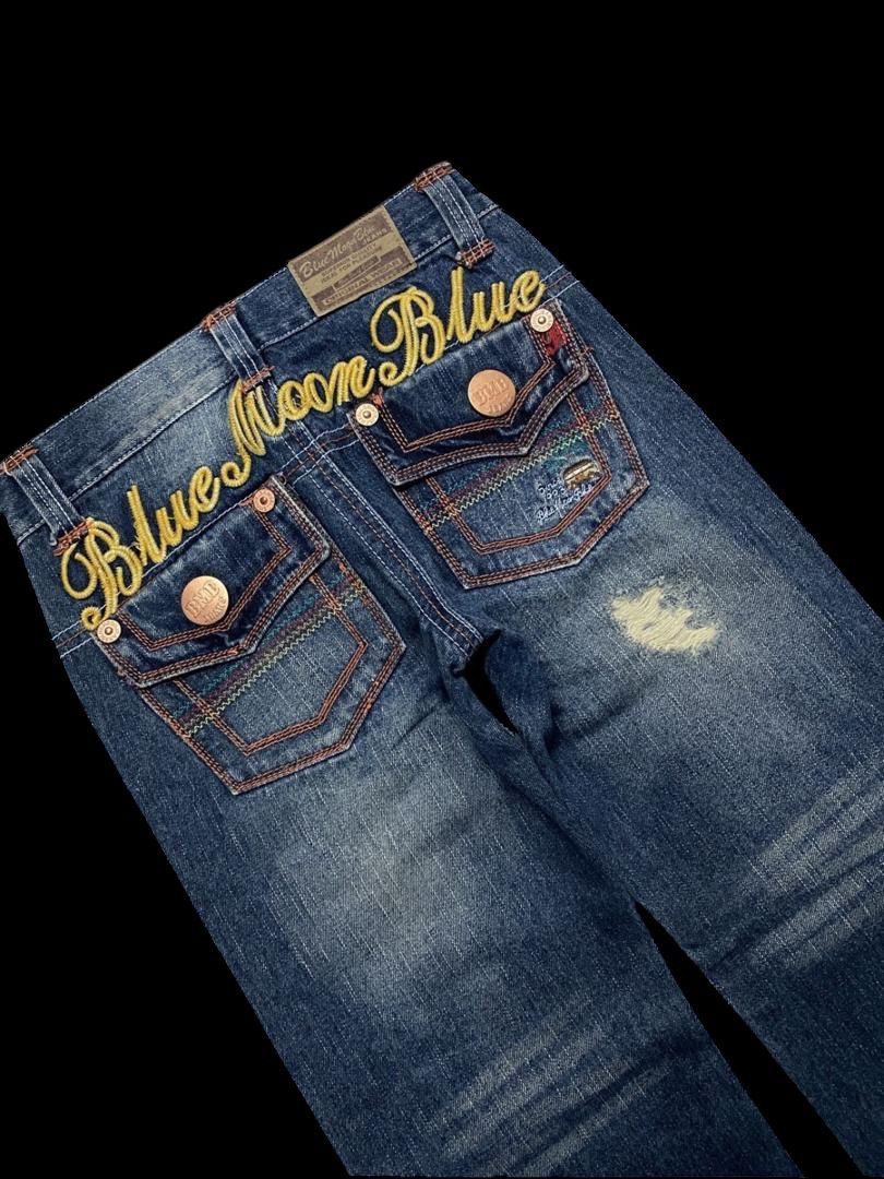 Vintage Vintage 90s Blue Moon Blue Mudwash Patchwork Distressed Size US 28 / EU 44 - 17 Thumbnail