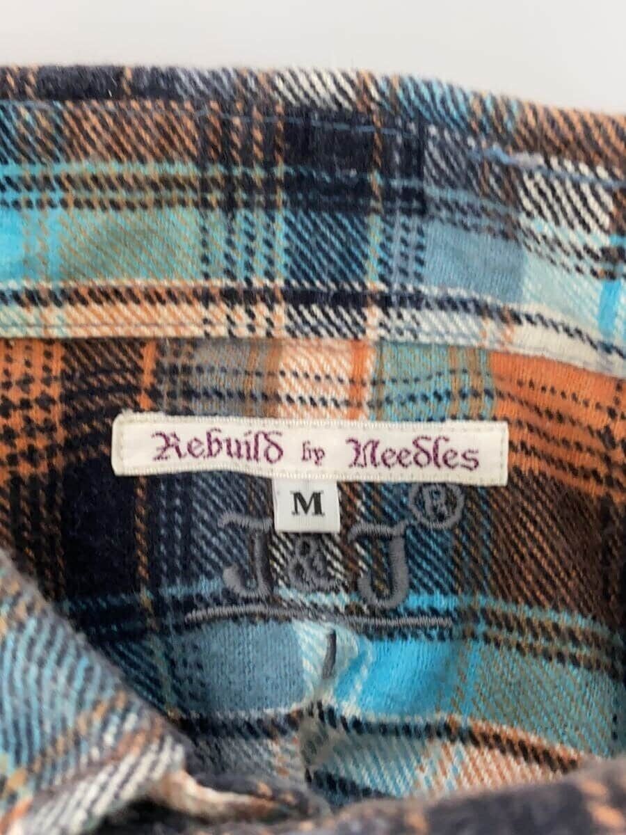 Needles Reconstructed Rebuild Flannel Button Shirt Size US M / EU 48-50 / 2 - 4 Thumbnail