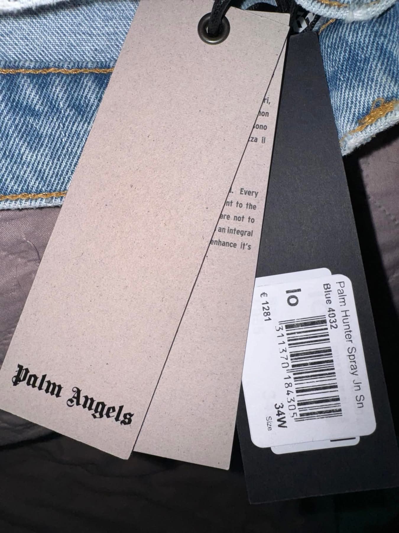 Palm Angels Palm Angels Hunter Carrot Denim Size US 34 / EU 50 - 2 Thumbnail