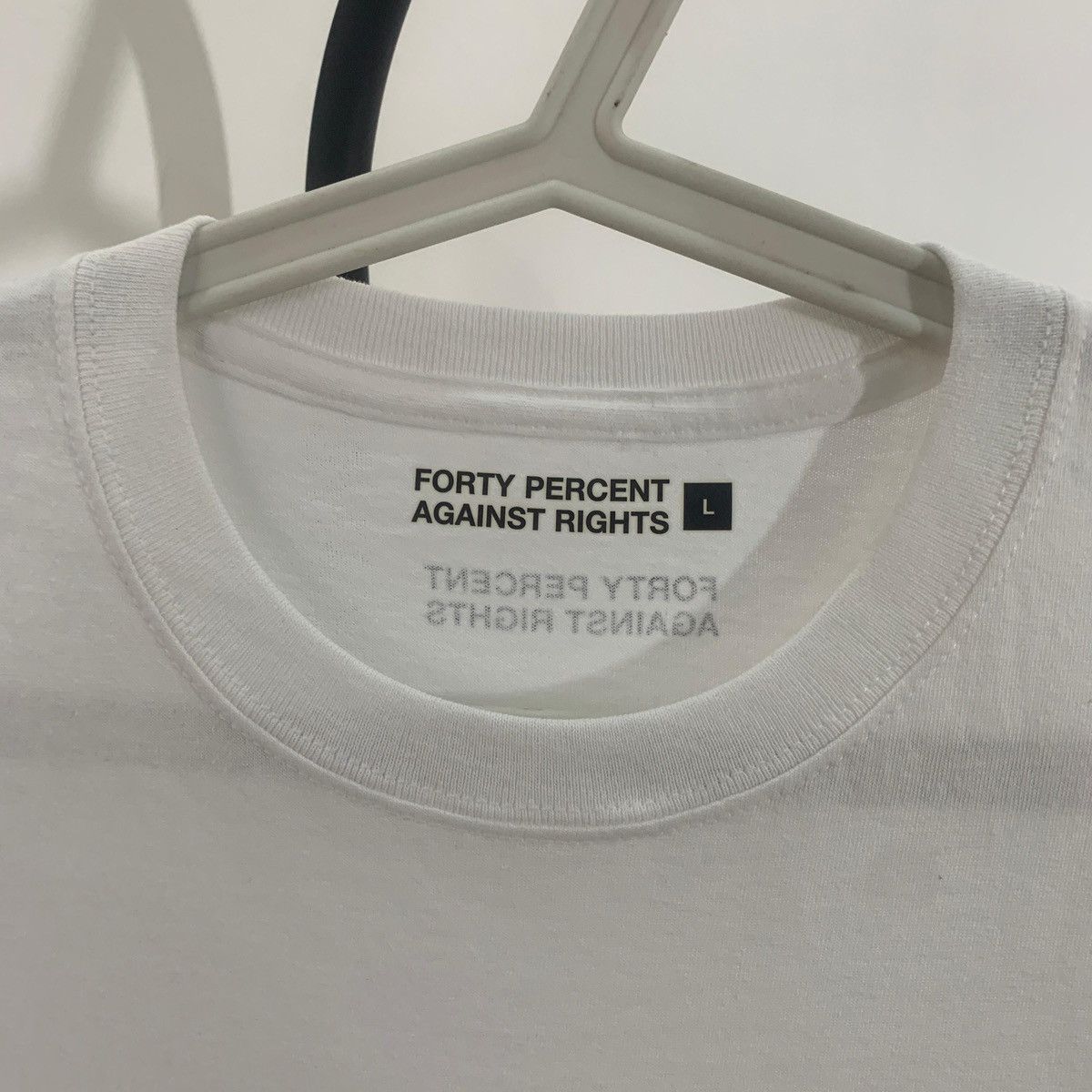FPAR Fpar Banner Outline Tee - White Size US L / EU 52-54 / 3 - 4 Thumbnail
