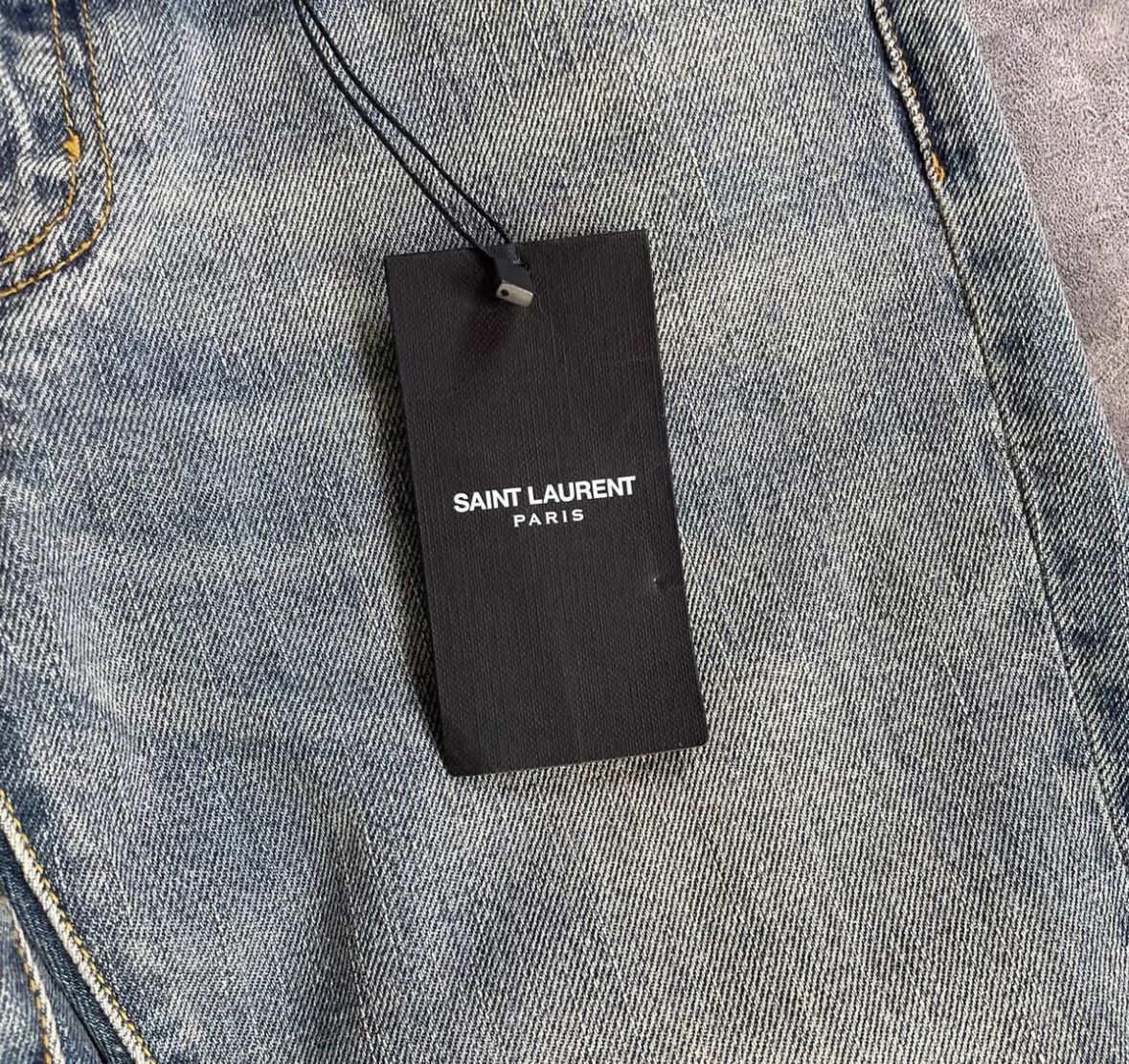Saint Laurent Paris Saint Laurent Paris D01 Denim Size US 27 - 4 Thumbnail