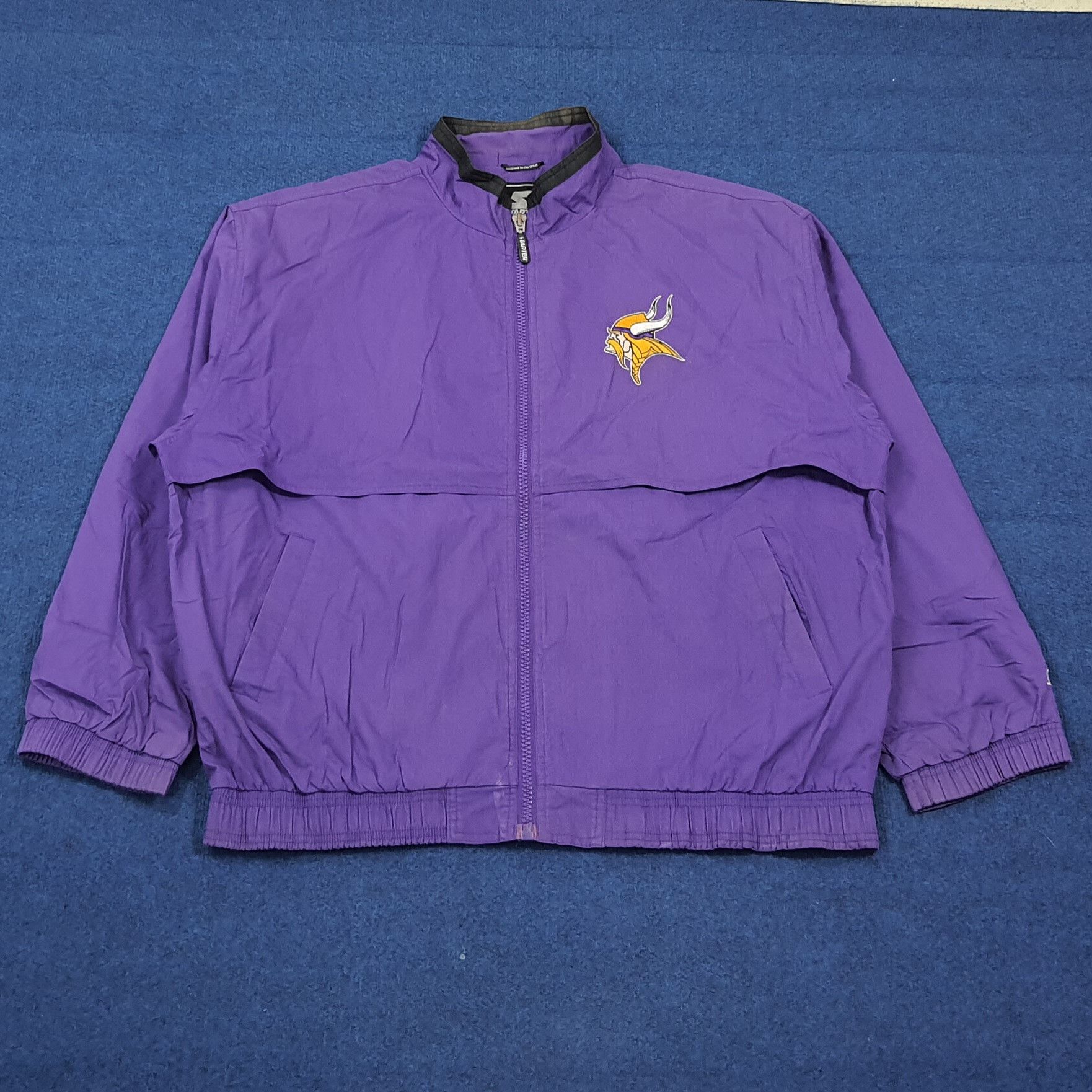 Starter Vintage 90s Starter Minnesota Vikings NFL Jacket C308N1 Size US XXL / EU 58 / 5 - 1 Thumbnail