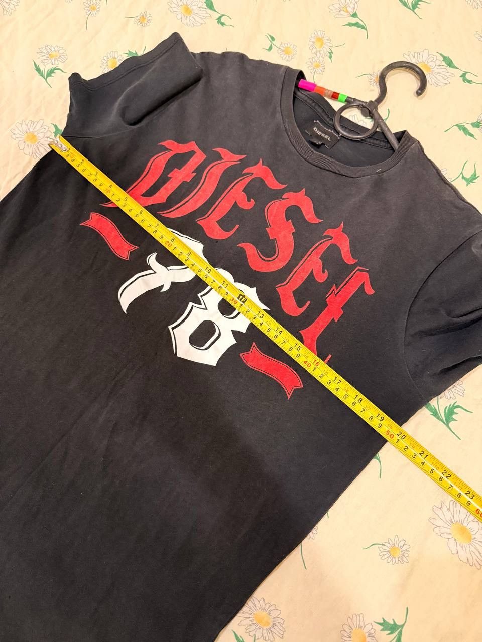 Diesel Y2K white T-shirt Diesel Vintage big logo streetwear Size US S / EU 44-46 / 1 - 10 Thumbnail
