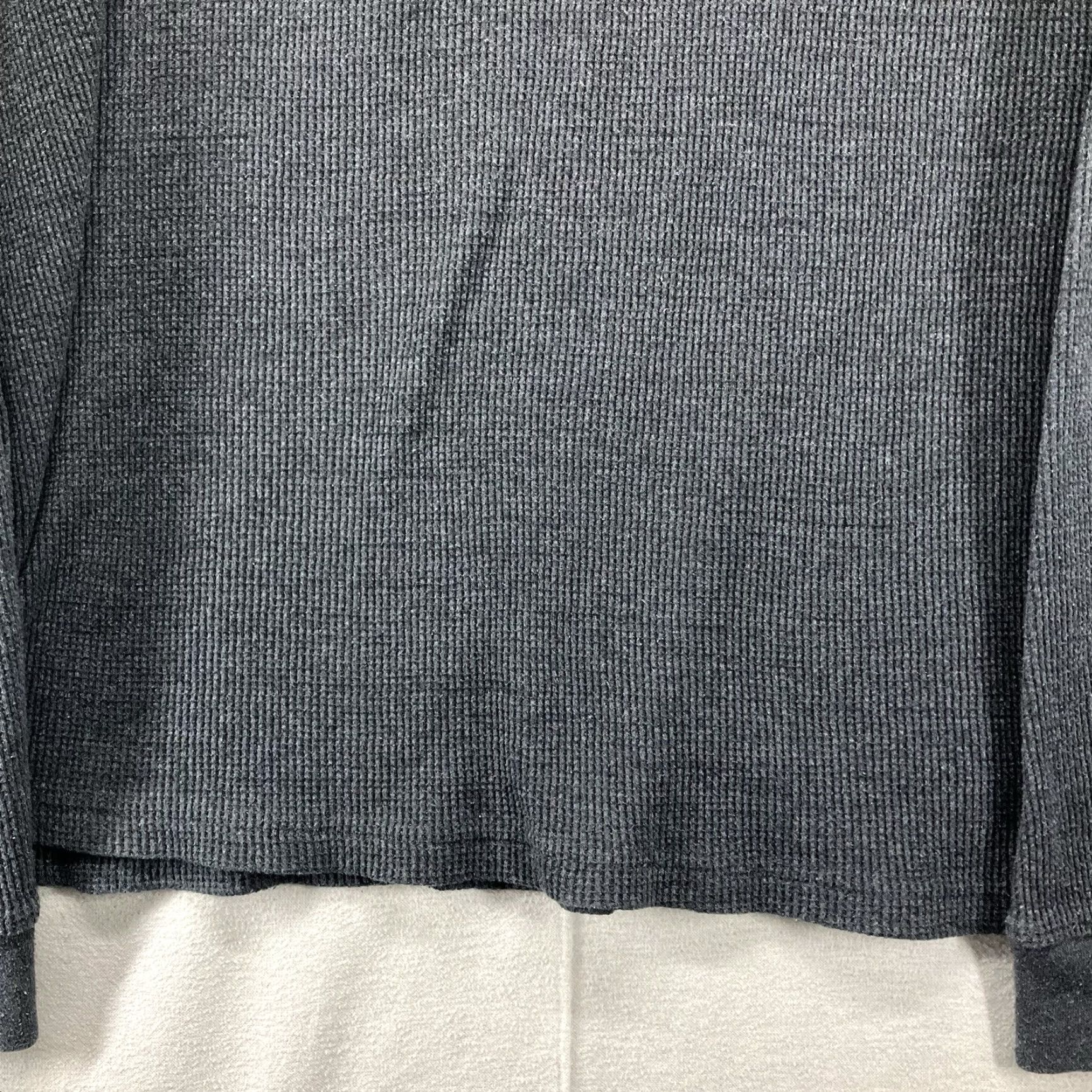Aeropostale VTG Aeropostale Waffle Thermal Shirt L Grunge Dark Gray Crew Neck Long Sleeve Logo Embroidered Cotton Polyester 2000-2009 Men T-Shirt Size US L / EU 52-54 / 3 - 7 Thumbnail