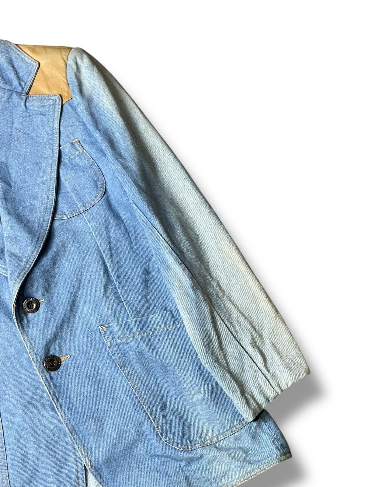 Japanese Brand × Vintage Vintage BRITTANIA Denim Jacket Coat (104) Size US M / EU 48-50 / 2 - 3 Thumbnail