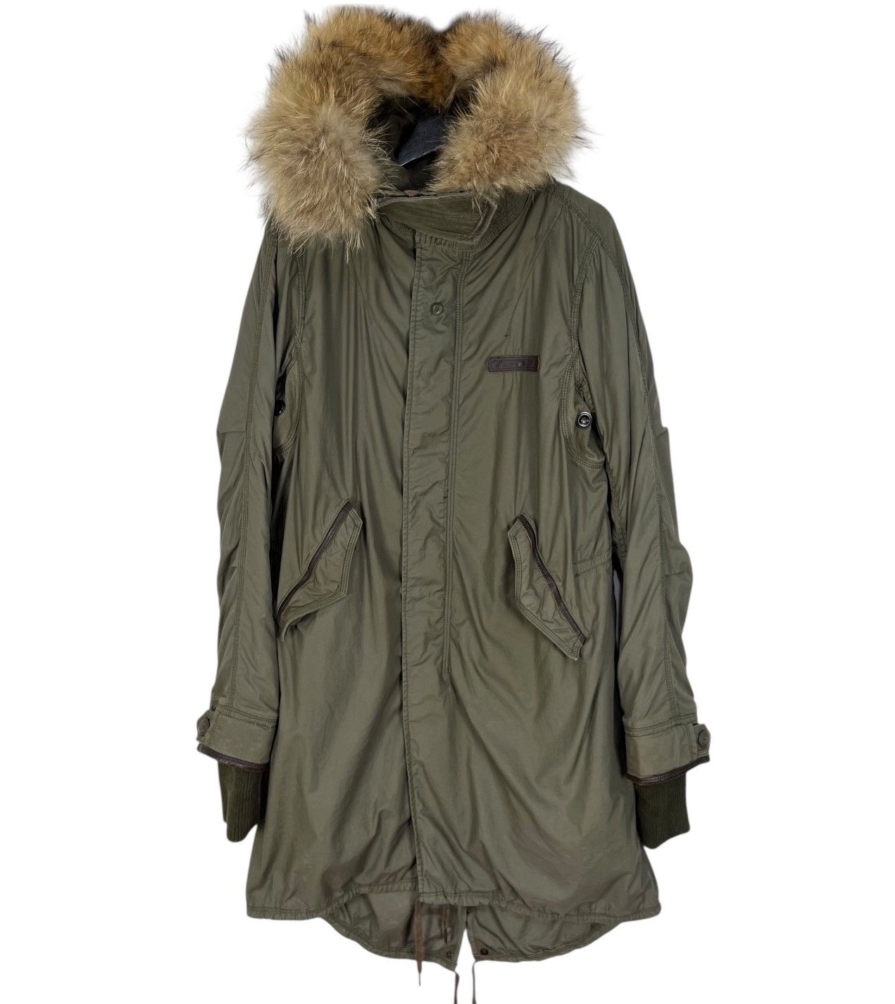 14th Addiction × GOAT Crew × Le Grande Bleu (L.G.B.) GOA Winter Parka Jacket Women Size Medium Furs Hoodie Size M / US 6-8 / IT 42-44 - 1 Thumbnail