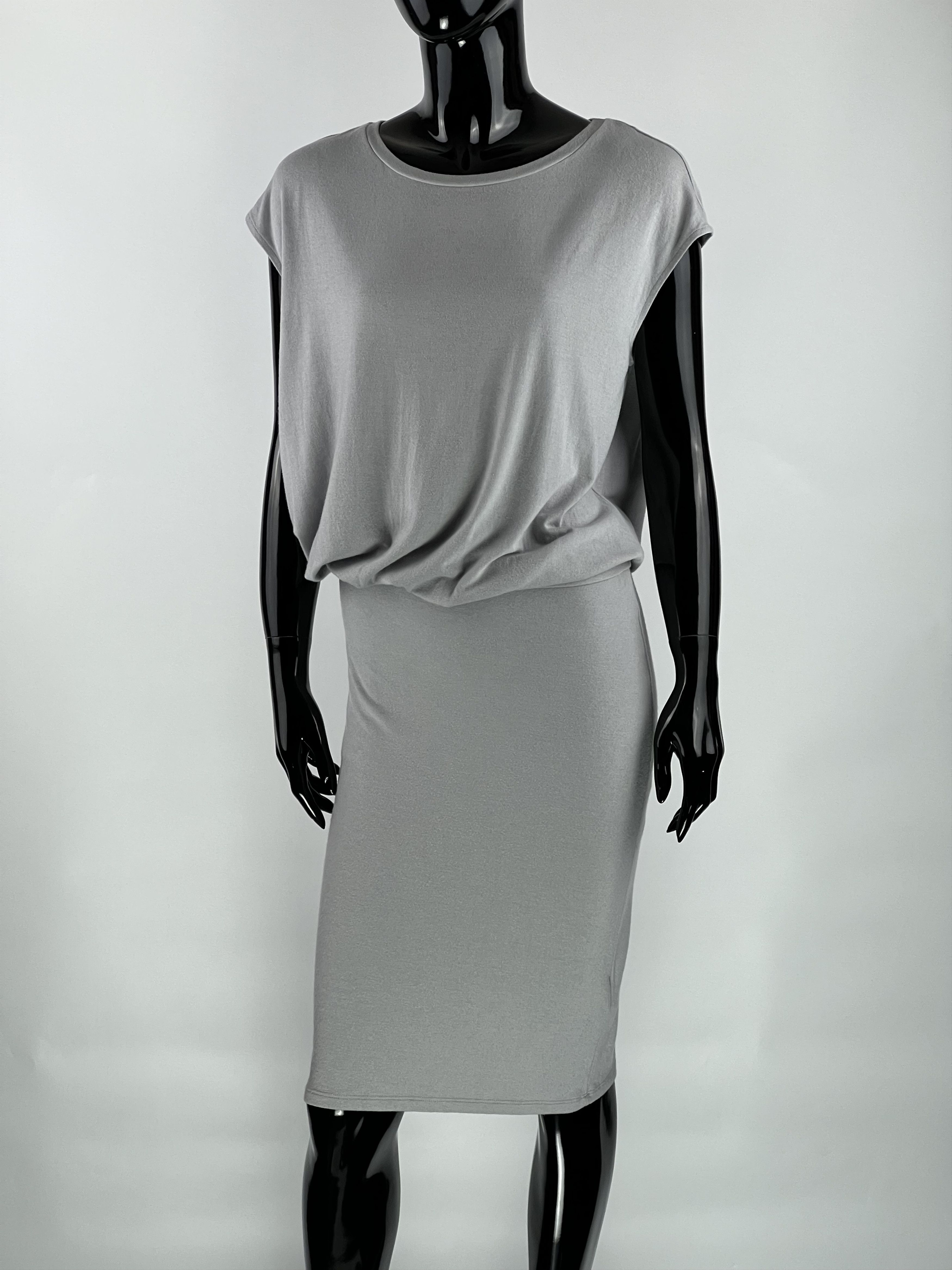 Allsaints AllSaints Gray Sleeveless Dress Size S Size S / US 4 / IT 40 - 1 Thumbnail