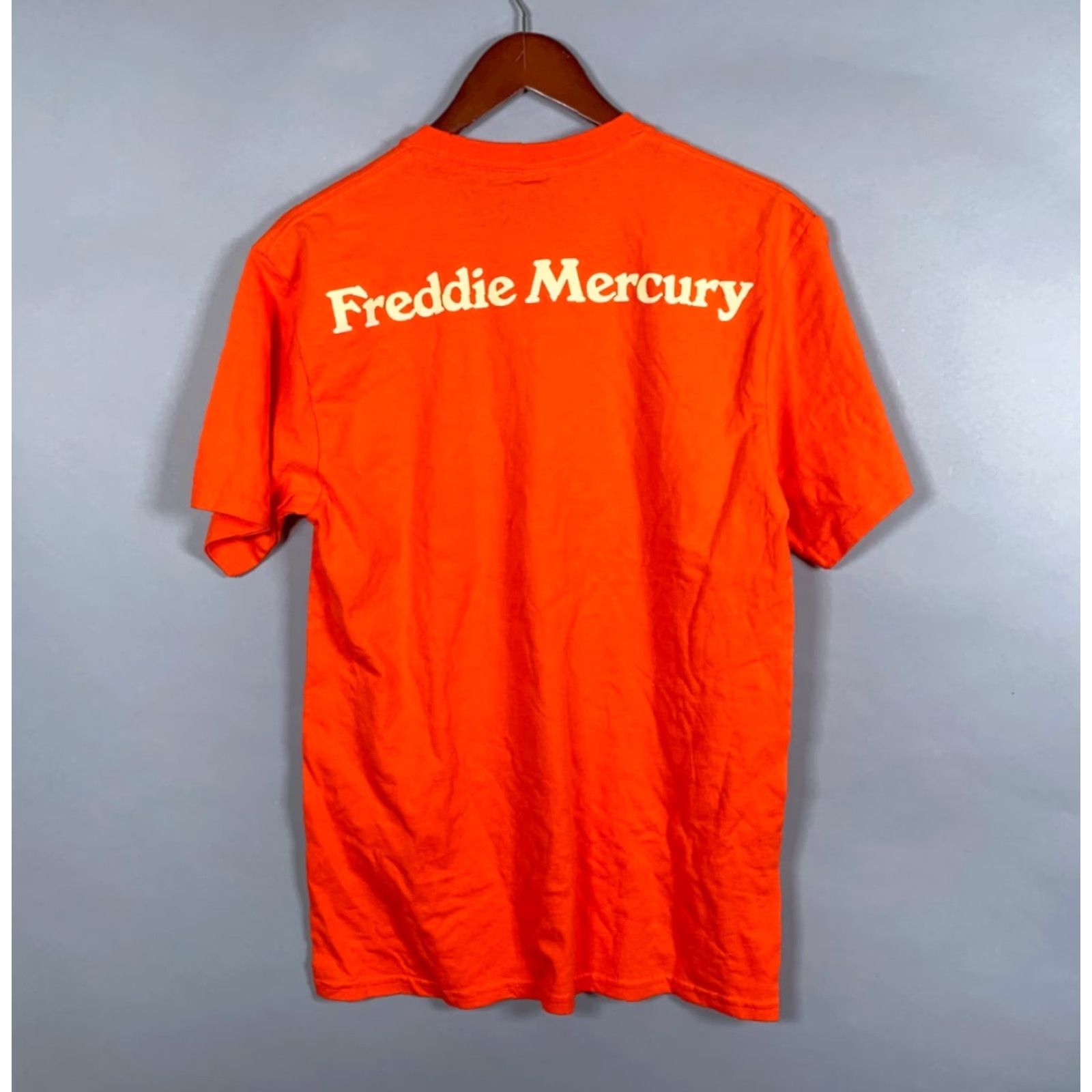 Doublet Freddie Mercury Queens Shirt Adult Medium Orange Official Merch Double Sided 80s Music Retro Size US M / EU 48-50 / 2 - 2 Thumbnail