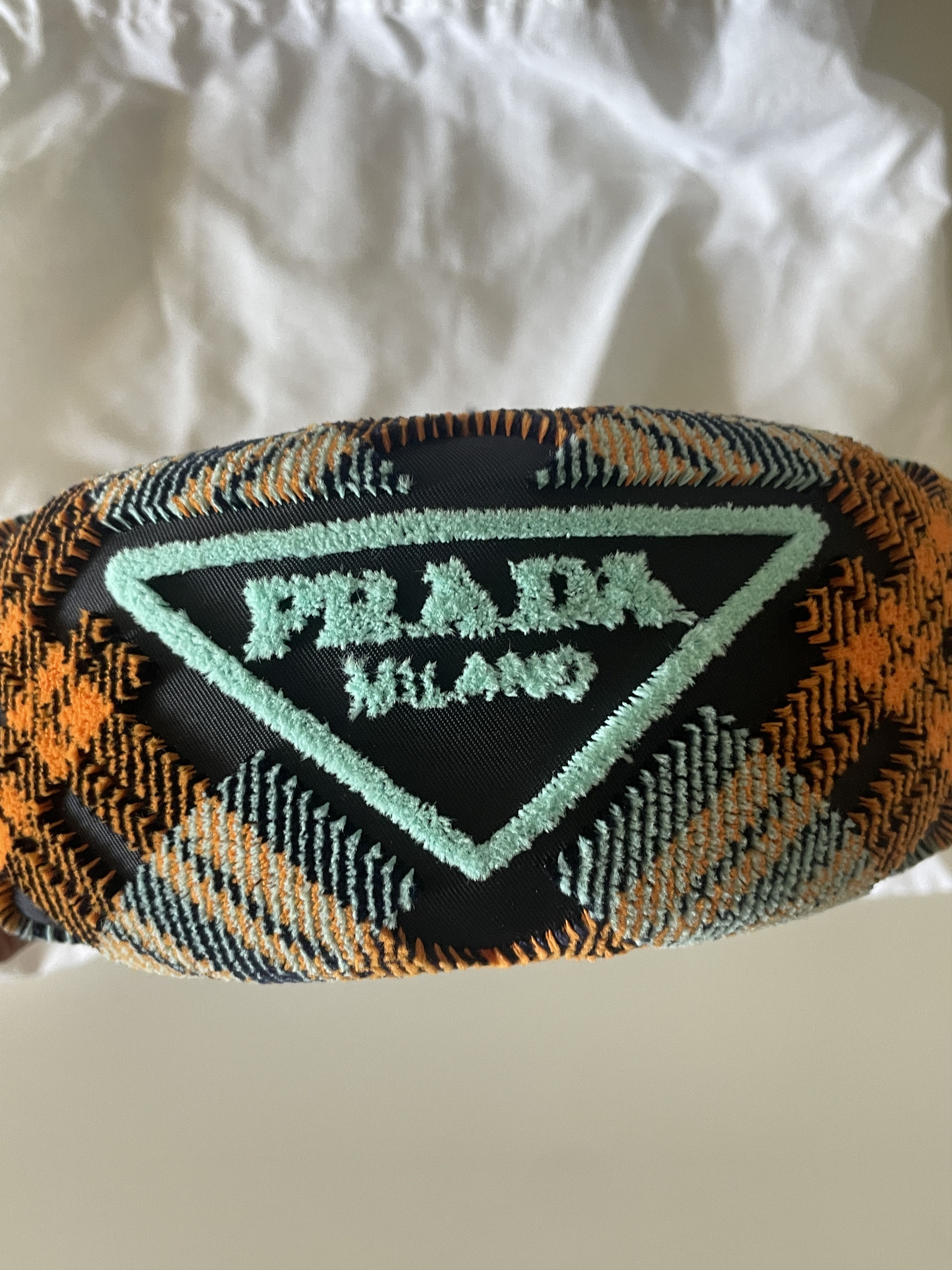 Prada Prada Logo headband Size ONE SIZE - 3 Thumbnail