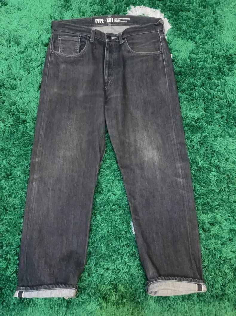 Saint Laurent Paris Black Straight Leg Denim Pants Size US 34 / EU 50 - 1 Thumbnail