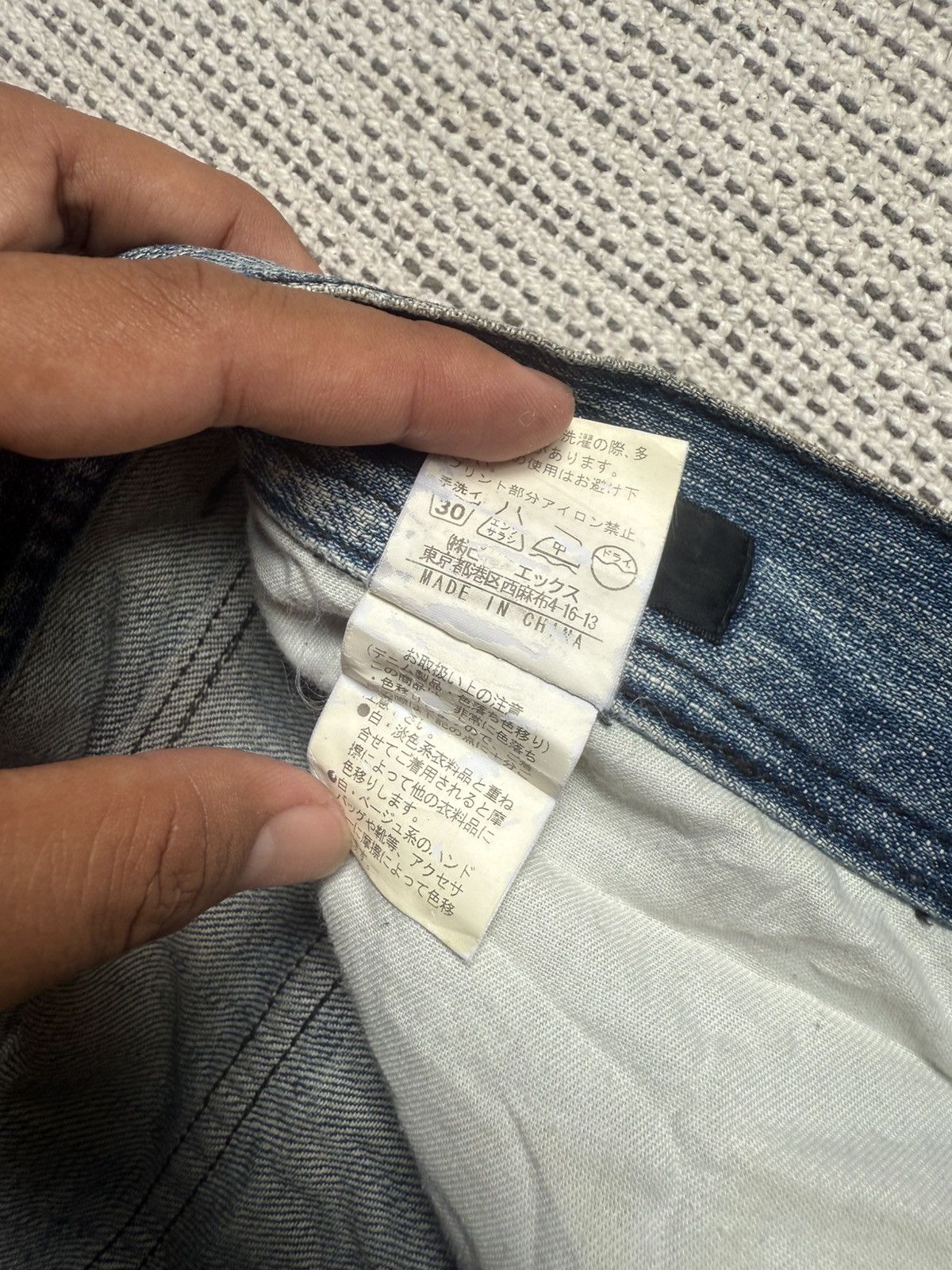 Japanese Brand EDGE RUPERT distressed y2k/punk flare jeans Size US 34 / EU 50 - 13 Thumbnail